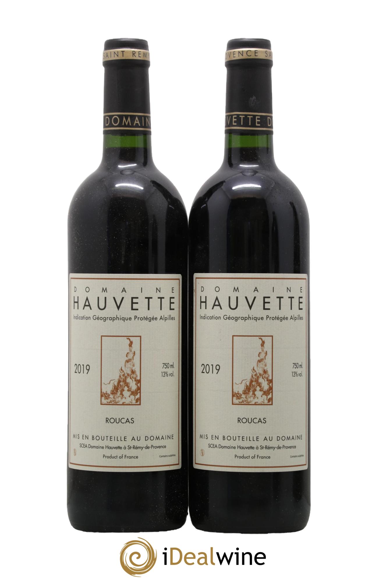 IGP Alpilles (anciennement Baux de Provence) Le Roucas Hauvette (Domaine) 2019 - Lot de 2 bouteilles - 0