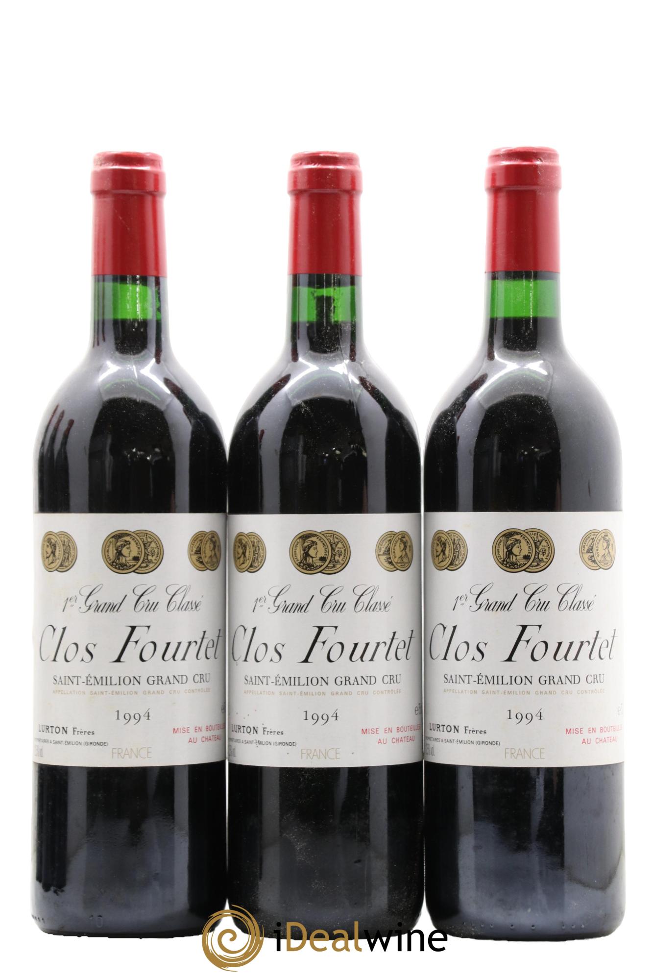 Clos Fourtet 1er Grand Cru Classé B 1994 - Lot of 12 bottles - 3