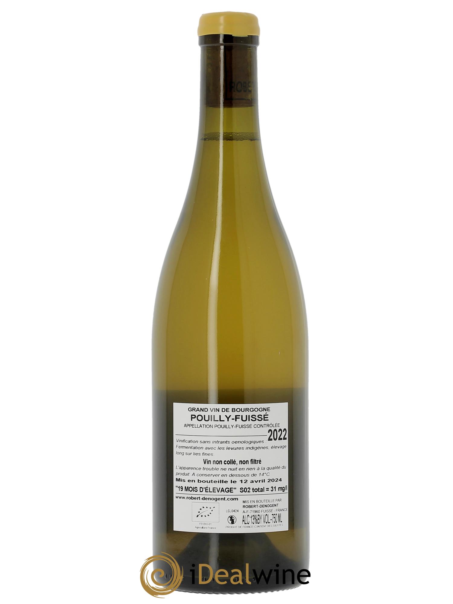 Pouilly-Fuissé La Croix Vieilles Vignes Robert Denogent (Domaine)  2022 - Lotto di 1 bottiglia - 1