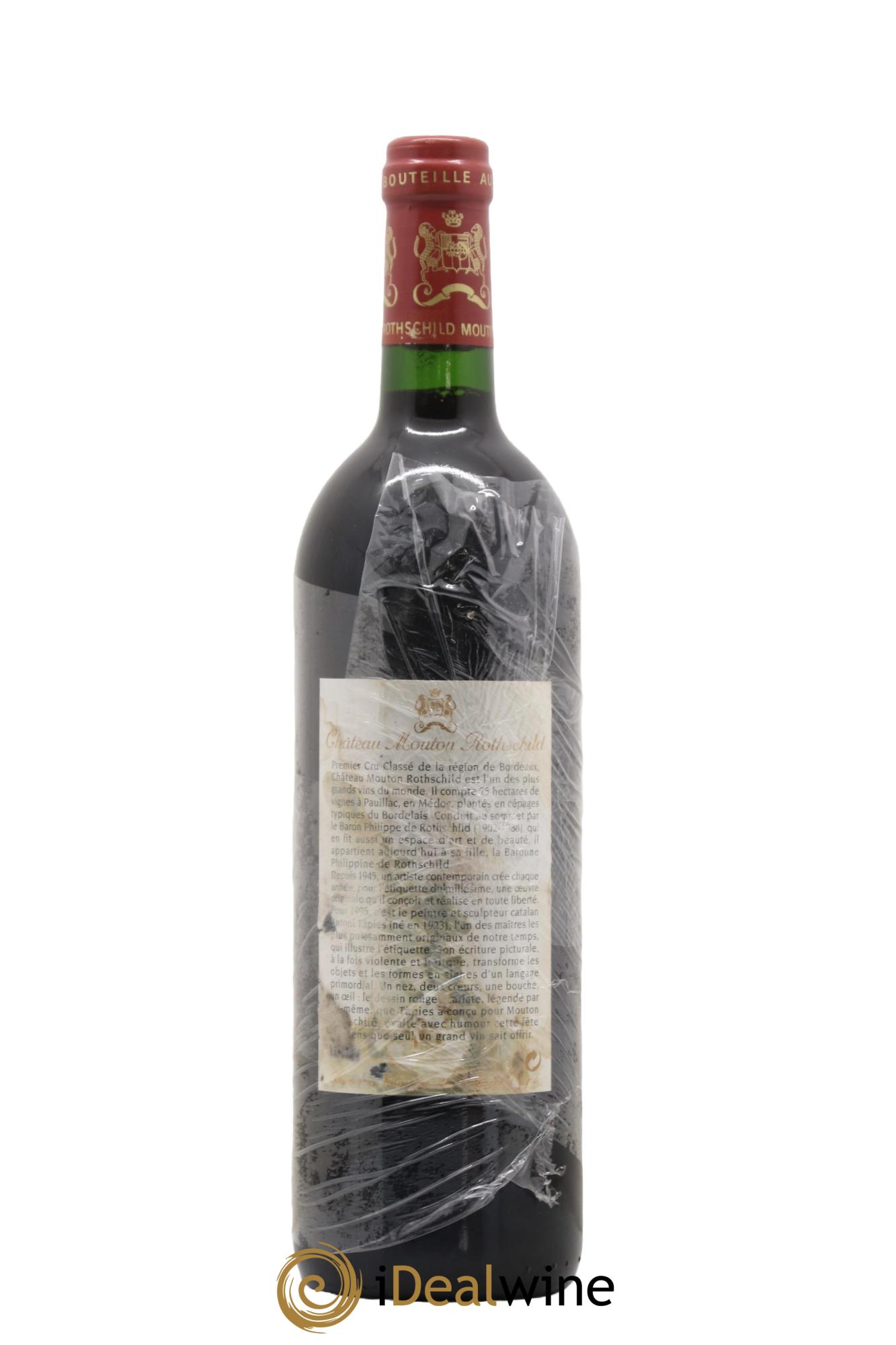 Château Mouton Rothschild 1er Grand Cru Classé 1995 - Lot of 1 bottle - 1