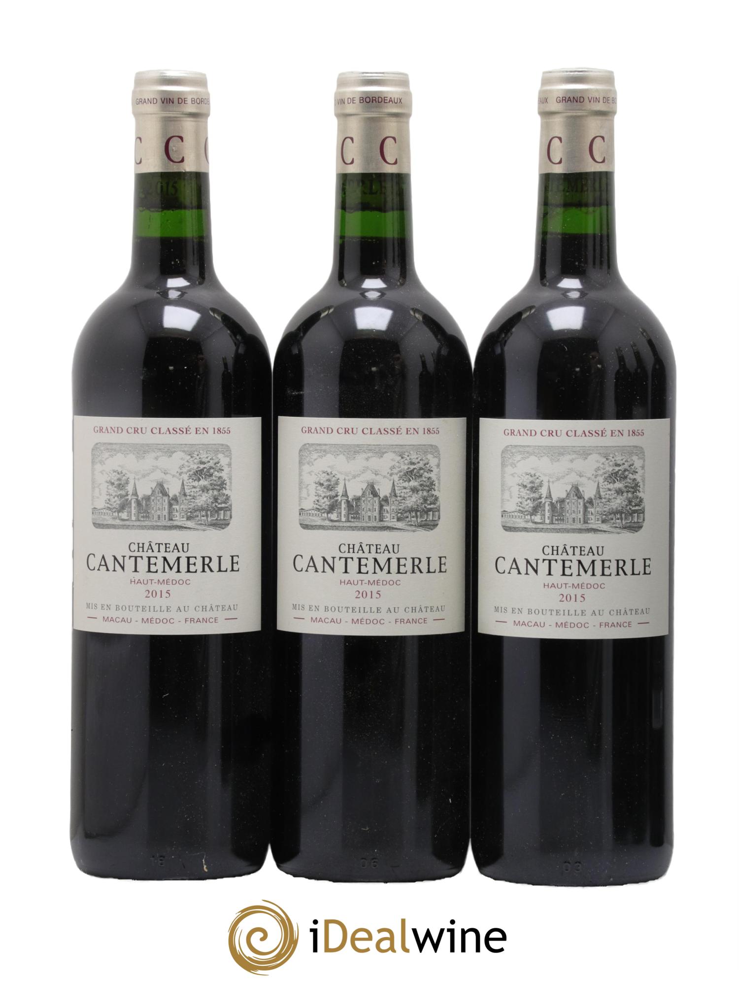 Château Cantemerle 5ème Grand Cru Classé 2015 - Lot of 6 bottles - 1