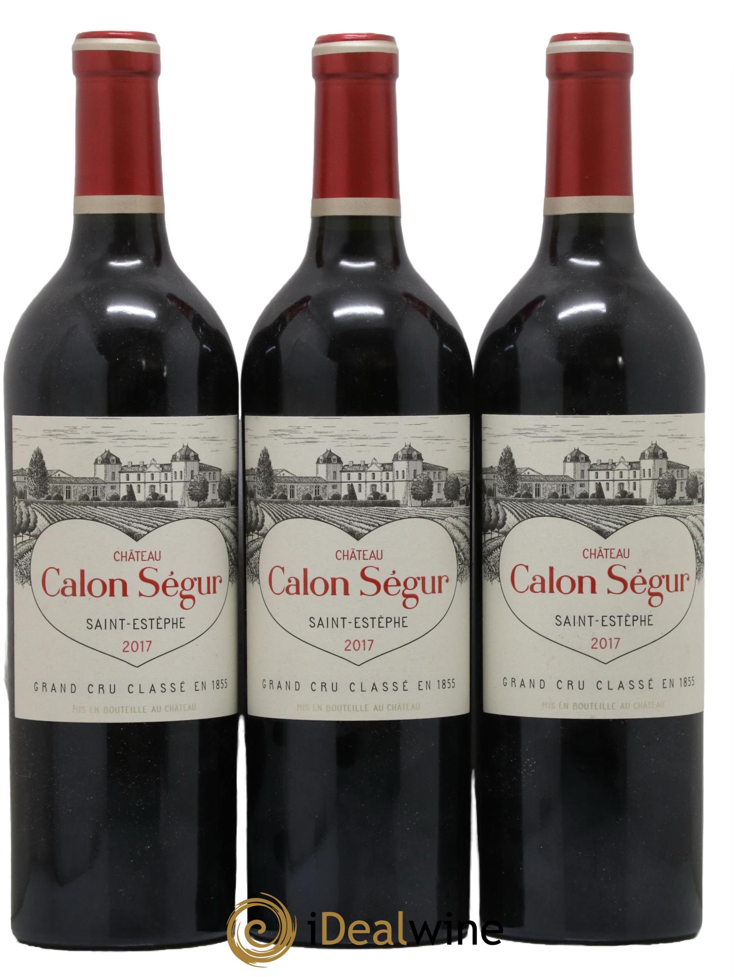 Château Calon Ségur 3ème Grand Cru Classé 2017 - Lotto di 3 bottiglie - 0