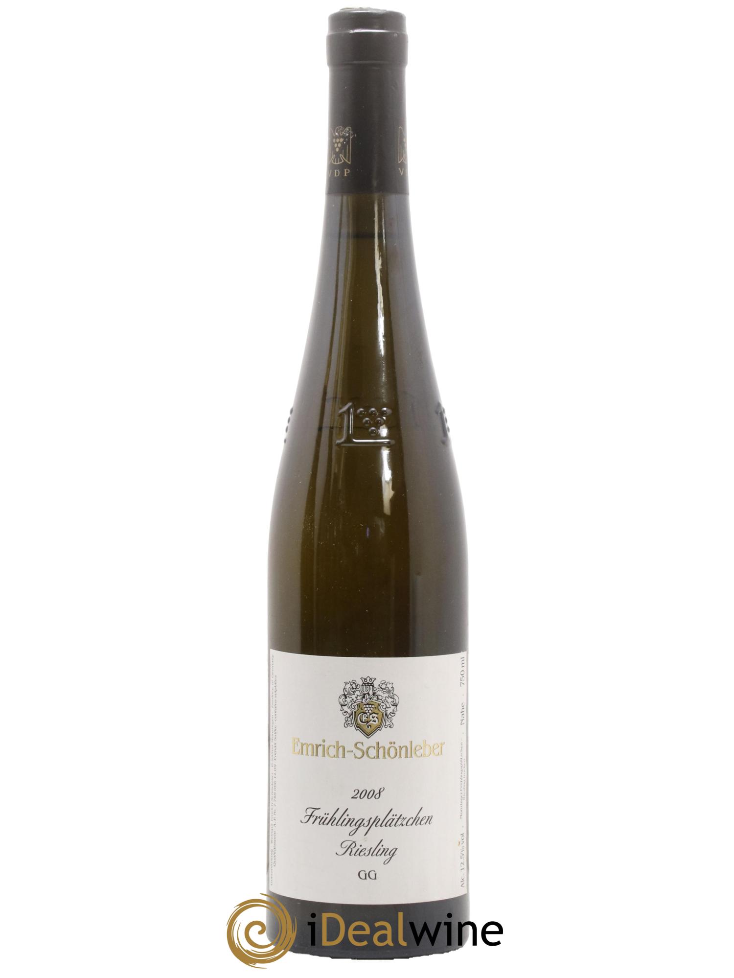 Allemagne Nahe Monzinger Frühlingsplätzchen GG Emrich Schönleber 2008 - Lot de 1 bouteille - 0