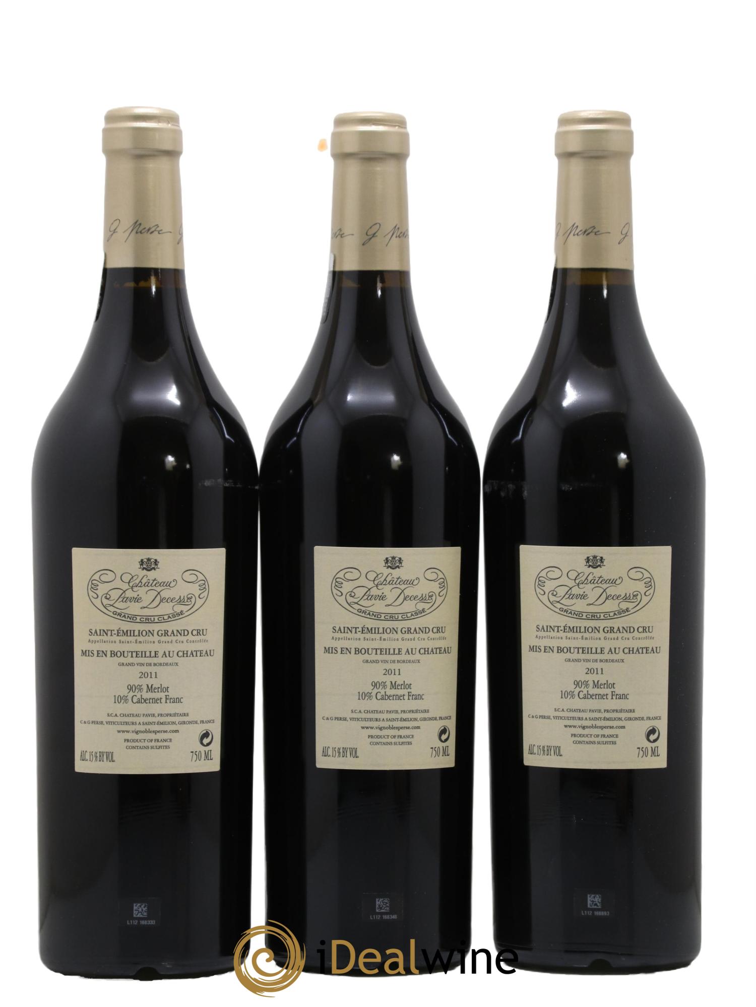 Château Pavie Decesse Grand Cru Classé 2011 - Lot of 6 bottles - 2