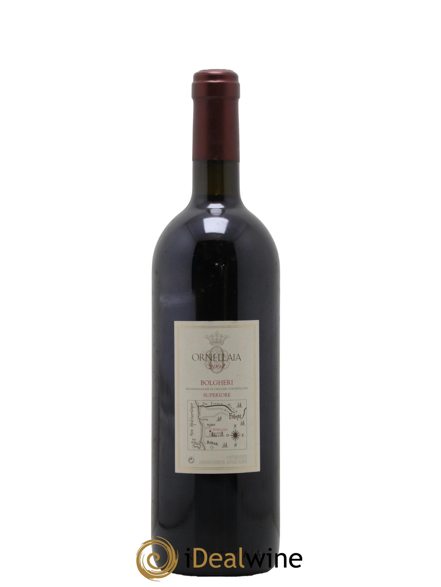 Bolgheri DOC Superiore Ornellaia Tenuta Dell'Ornellaia - Frescobaldi 2004 - Posten von 1 Flasche - 1