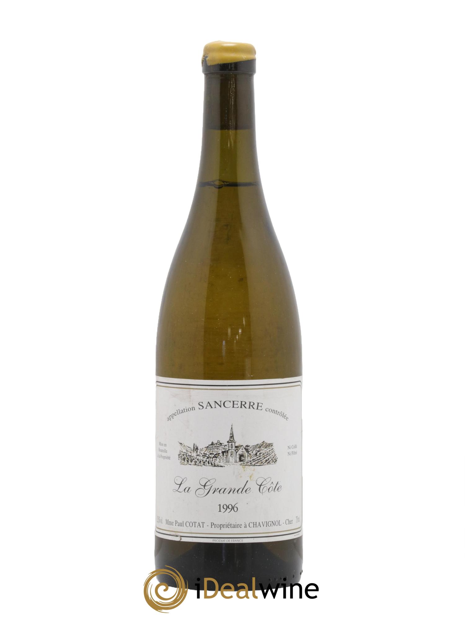 Sancerre La Grande Côte Paul Cotat 1996 - Lot de 1 bouteille - 0