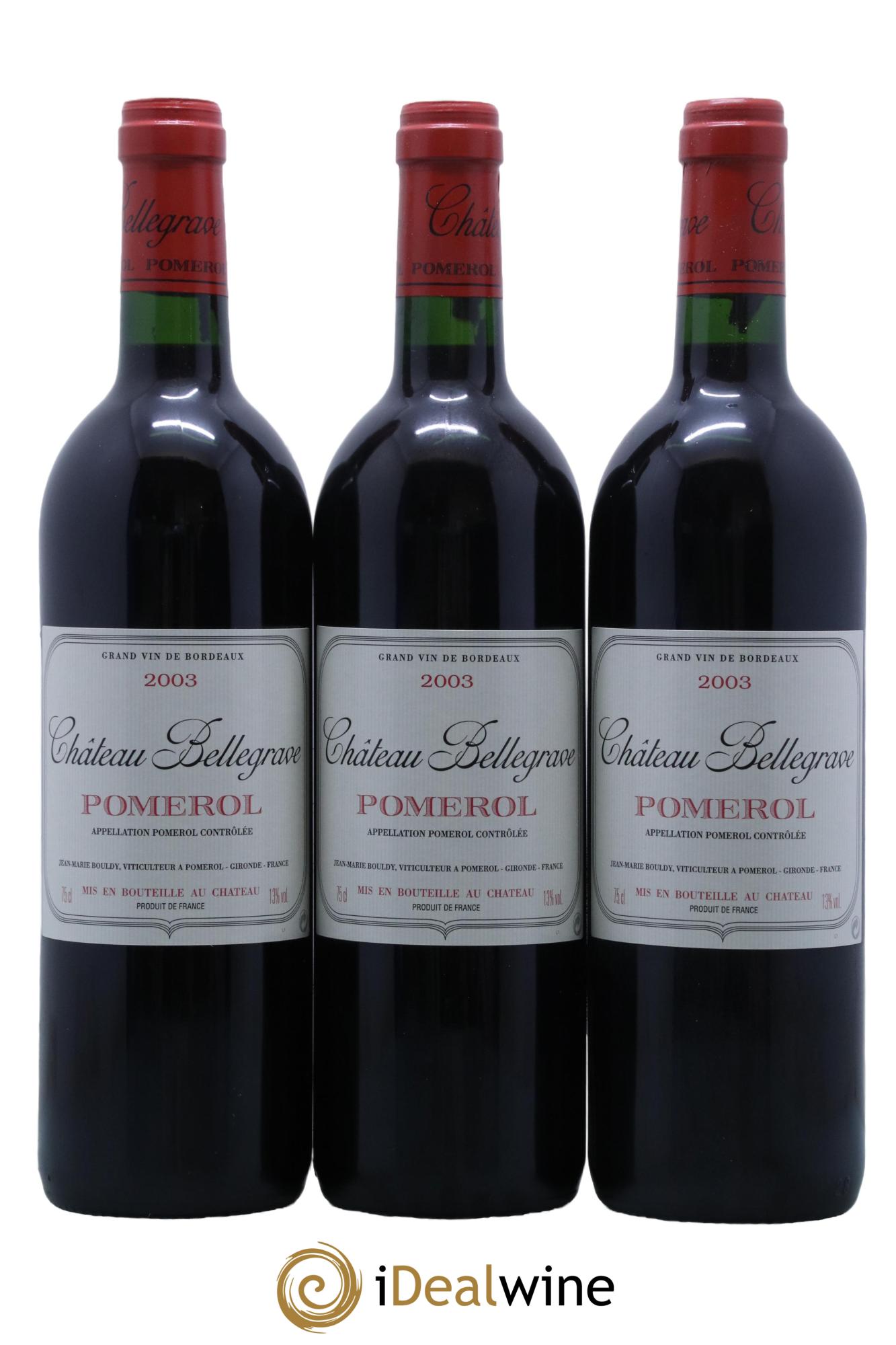 Château Bellegrave  2003 - Lot de 12 bouteilles - 4