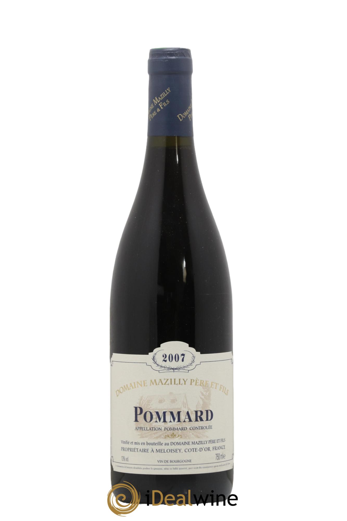 Pommard Mazilly Père et Fils 2007 - Lot de 1 bouteille - 0