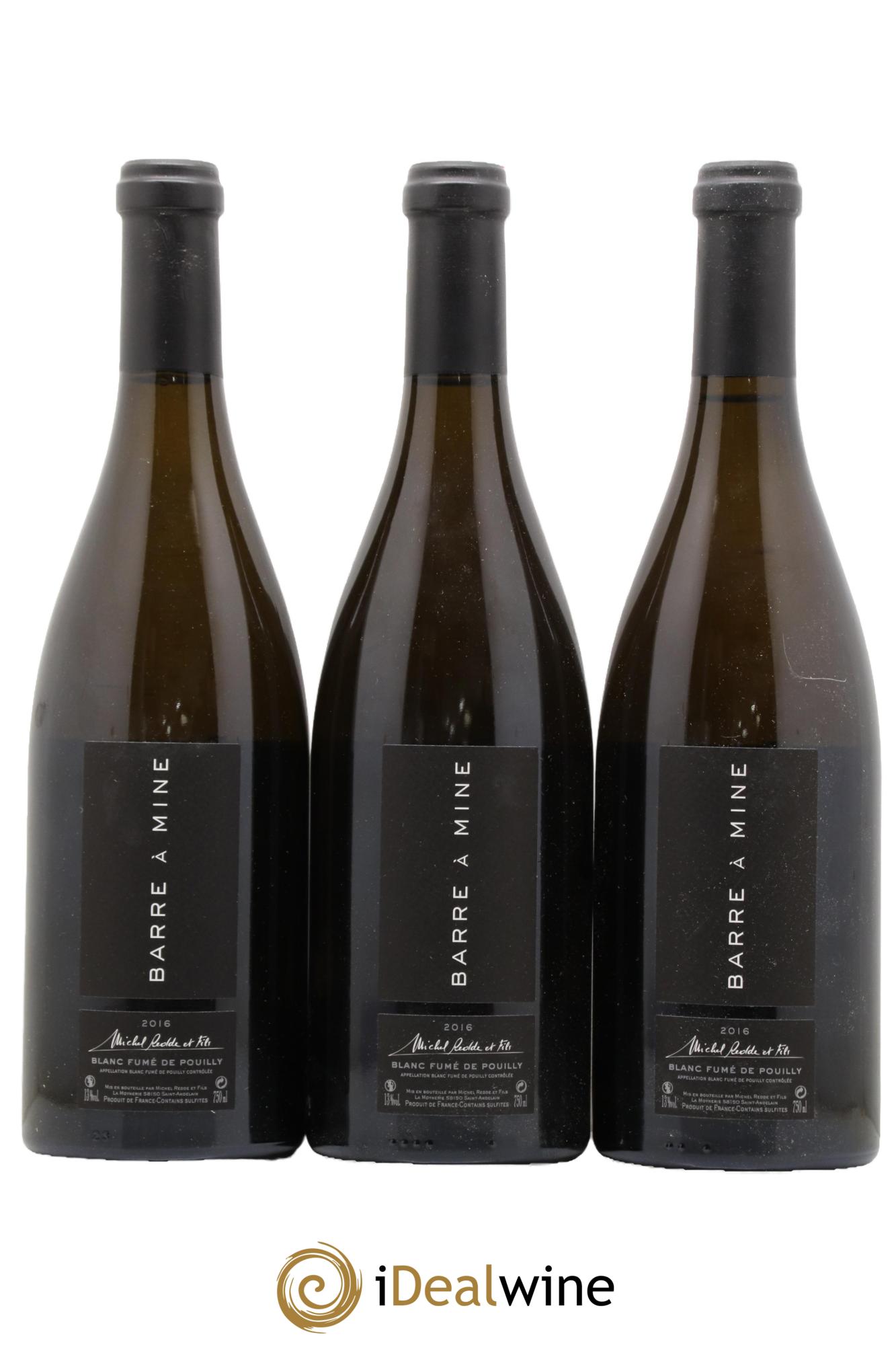 Pouilly-Fumé Barre à Mine Michel Redde & Fils 2016 - Lot de 3 bouteilles - 1