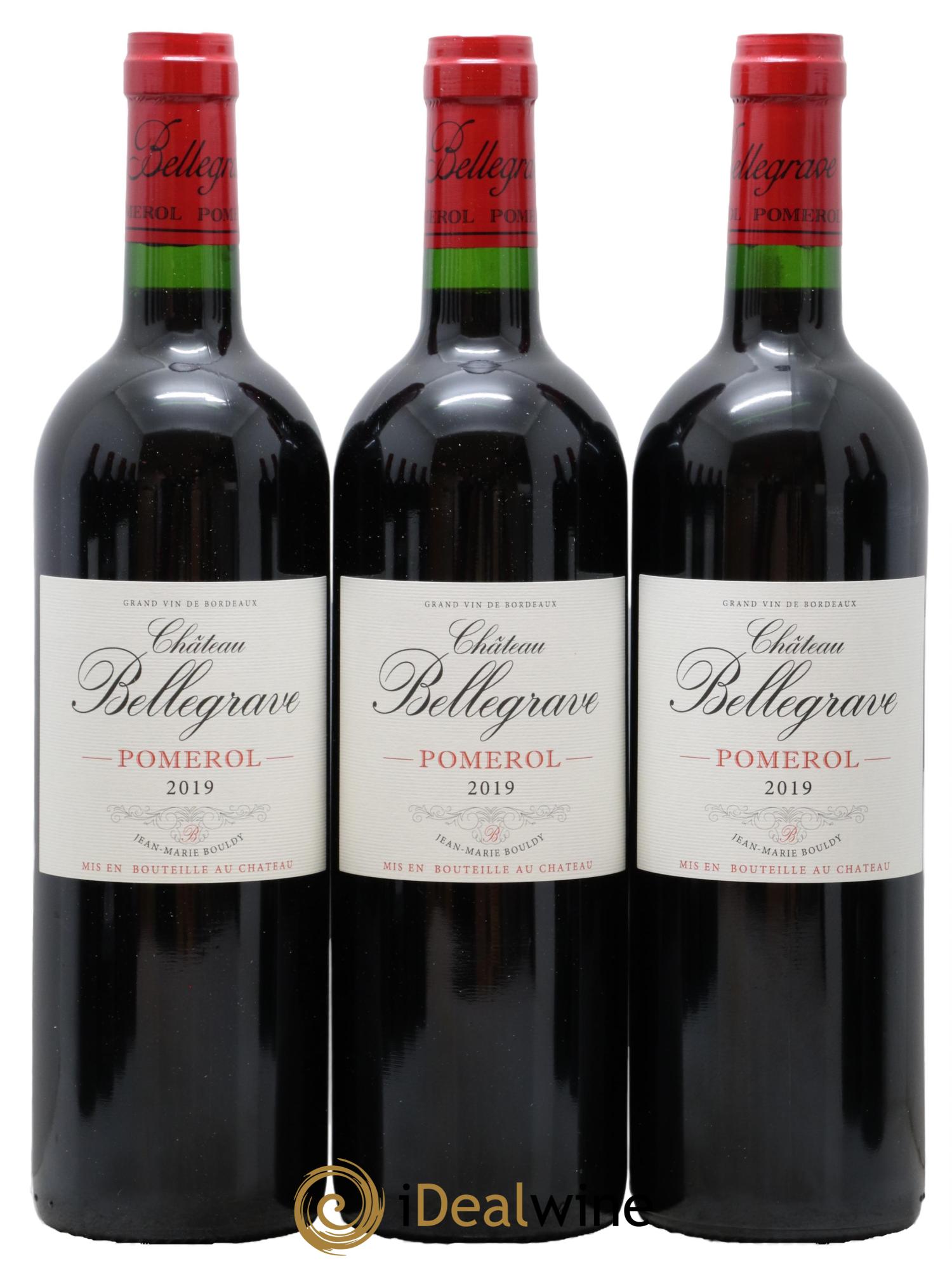 Château Bellegrave  2019 - Posten von 12 Flaschen - 2