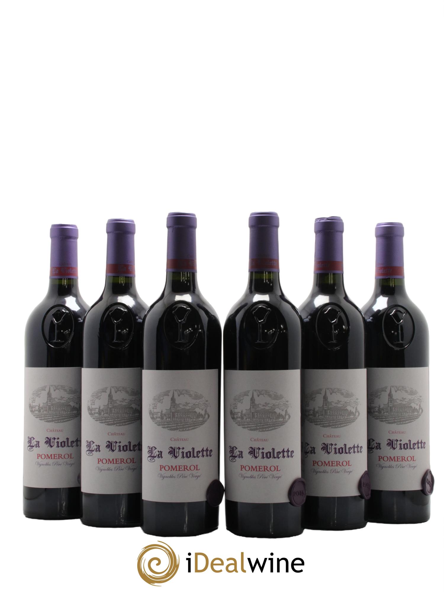 Château la Violette 2015 - Lot de 6 bouteilles - 0