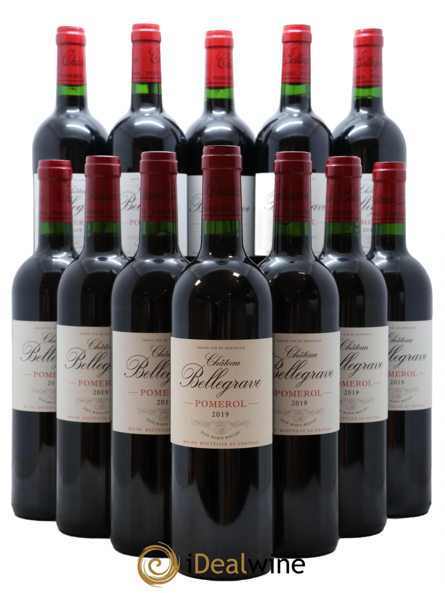 Château Bellegrave  2019 - Posten von 12 Flaschen - 0