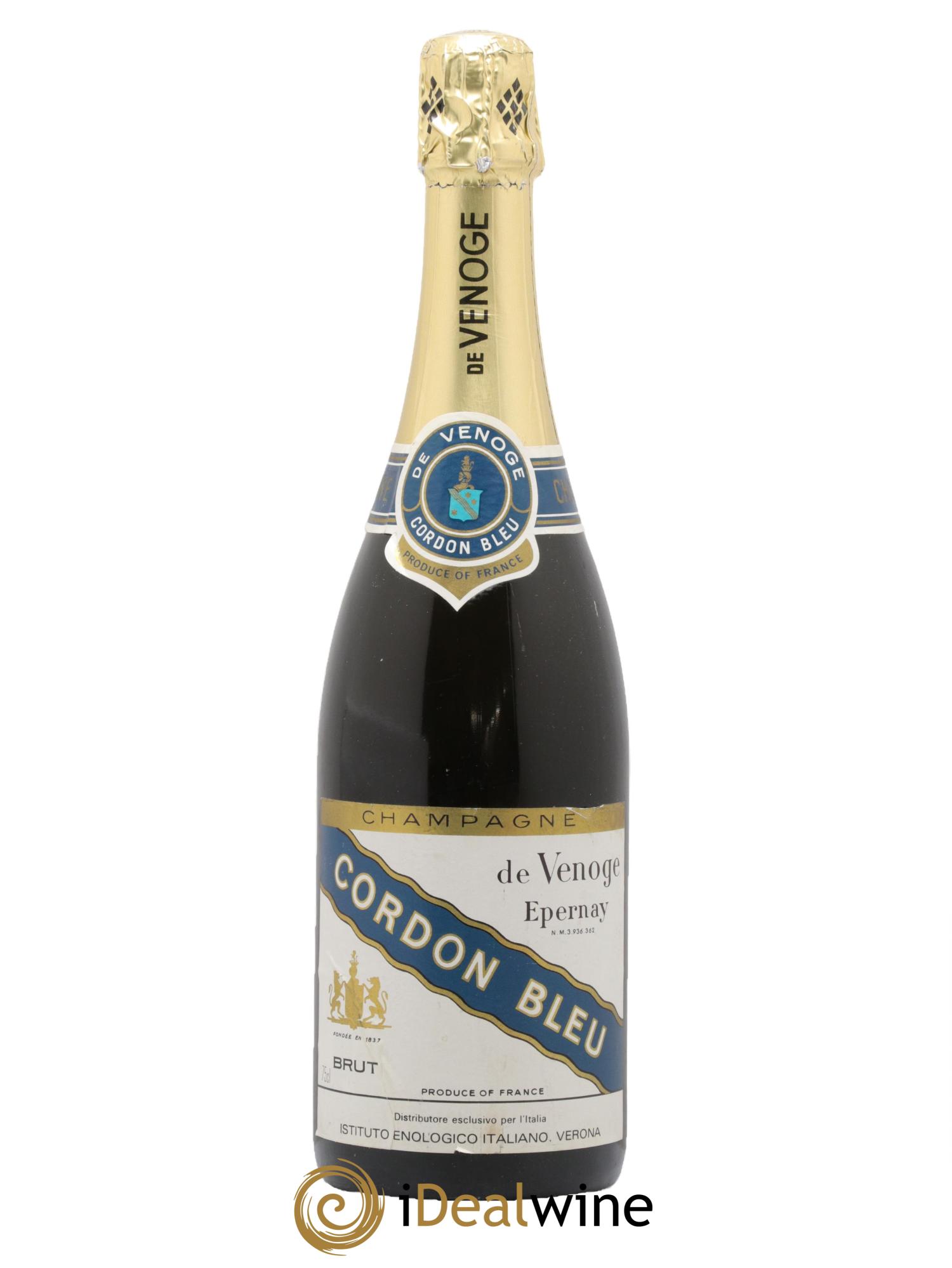 Champagne Brut Cordon Bleu de Venoge - Lot of 1 bottle - 0