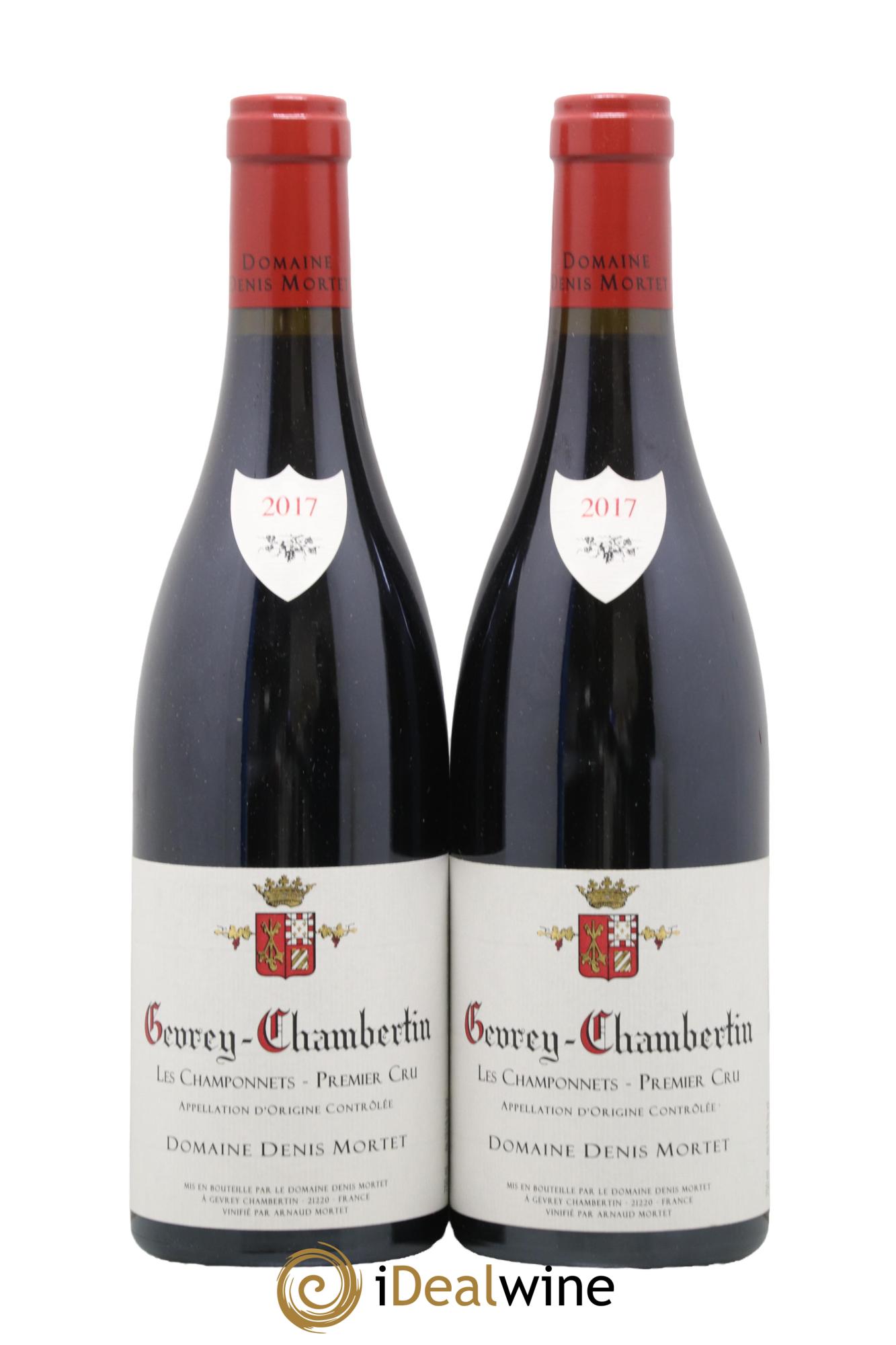 Gevrey-Chambertin 1er Cru Les Champonnets Denis Mortet (Domaine) 2017 - Lot of 2 bottles - 0