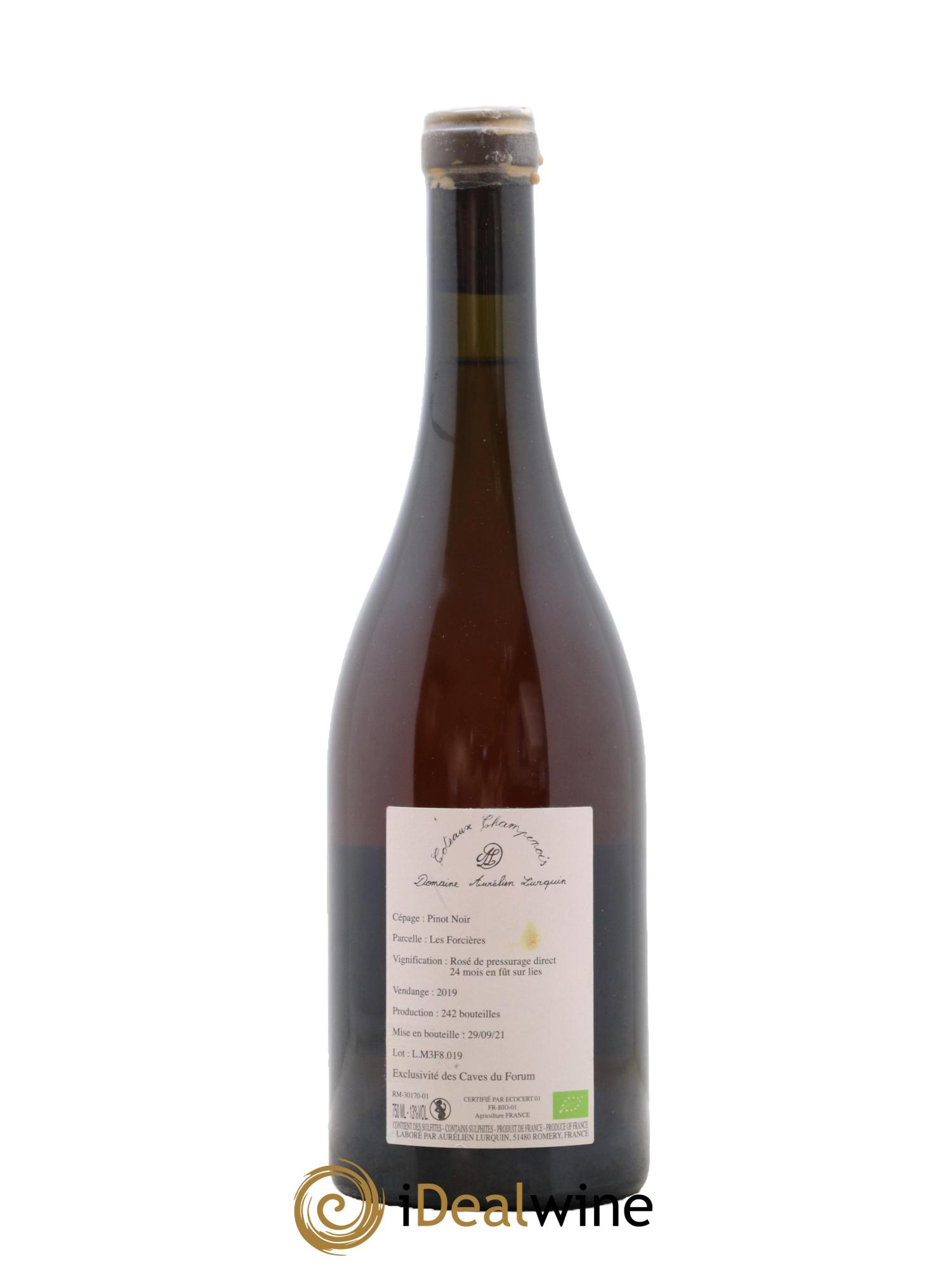 Pinot Noir Les Forcières Aurélien Lurquin 2019 - Posten von 1 Flasche - 1