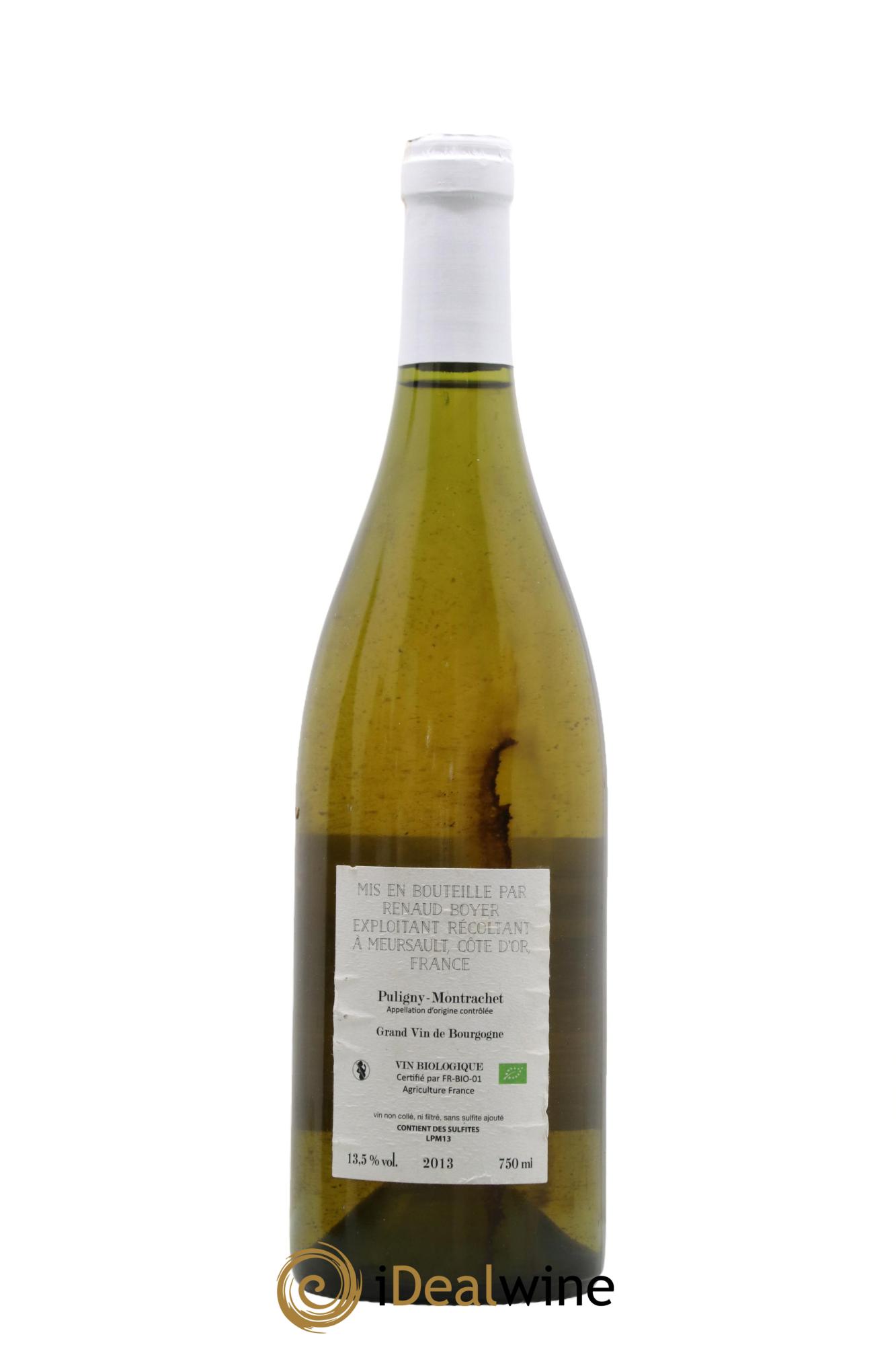 Puligny-Montrachet Les Reuchaux Renaud Boyer 2013 - Posten von 1 Flasche - 1