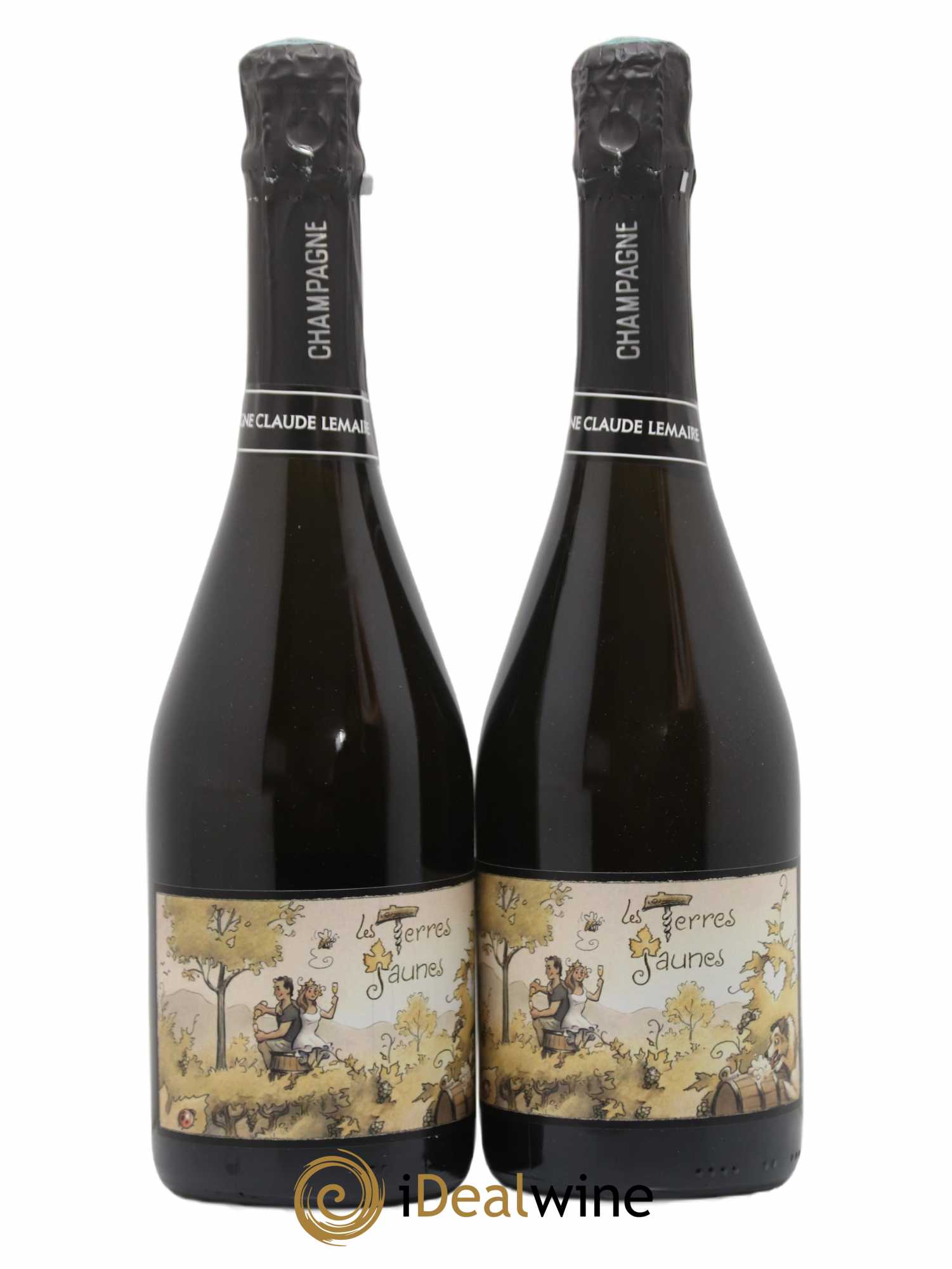 Champagne Les Terres Jaunes Aurélien Lemaire 2019 - Lot de 2 bouteilles - 0