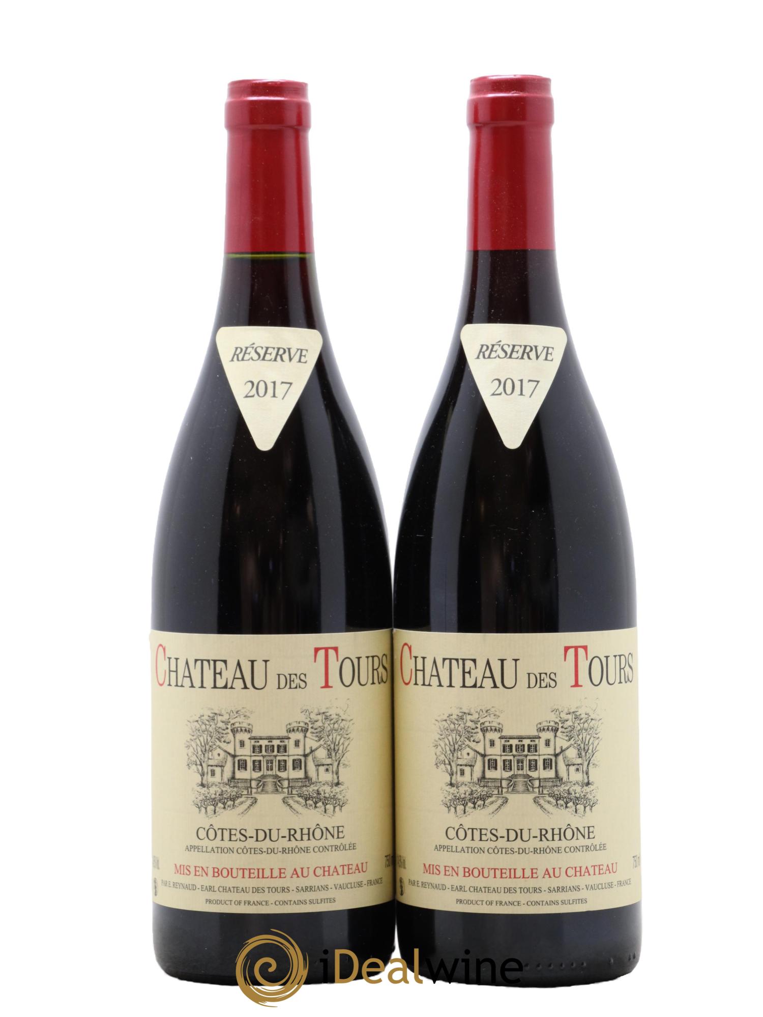 Côtes du Rhône Château des Tours Emmanuel Reynaud 2017 - Posten von 2 Flaschen - 0