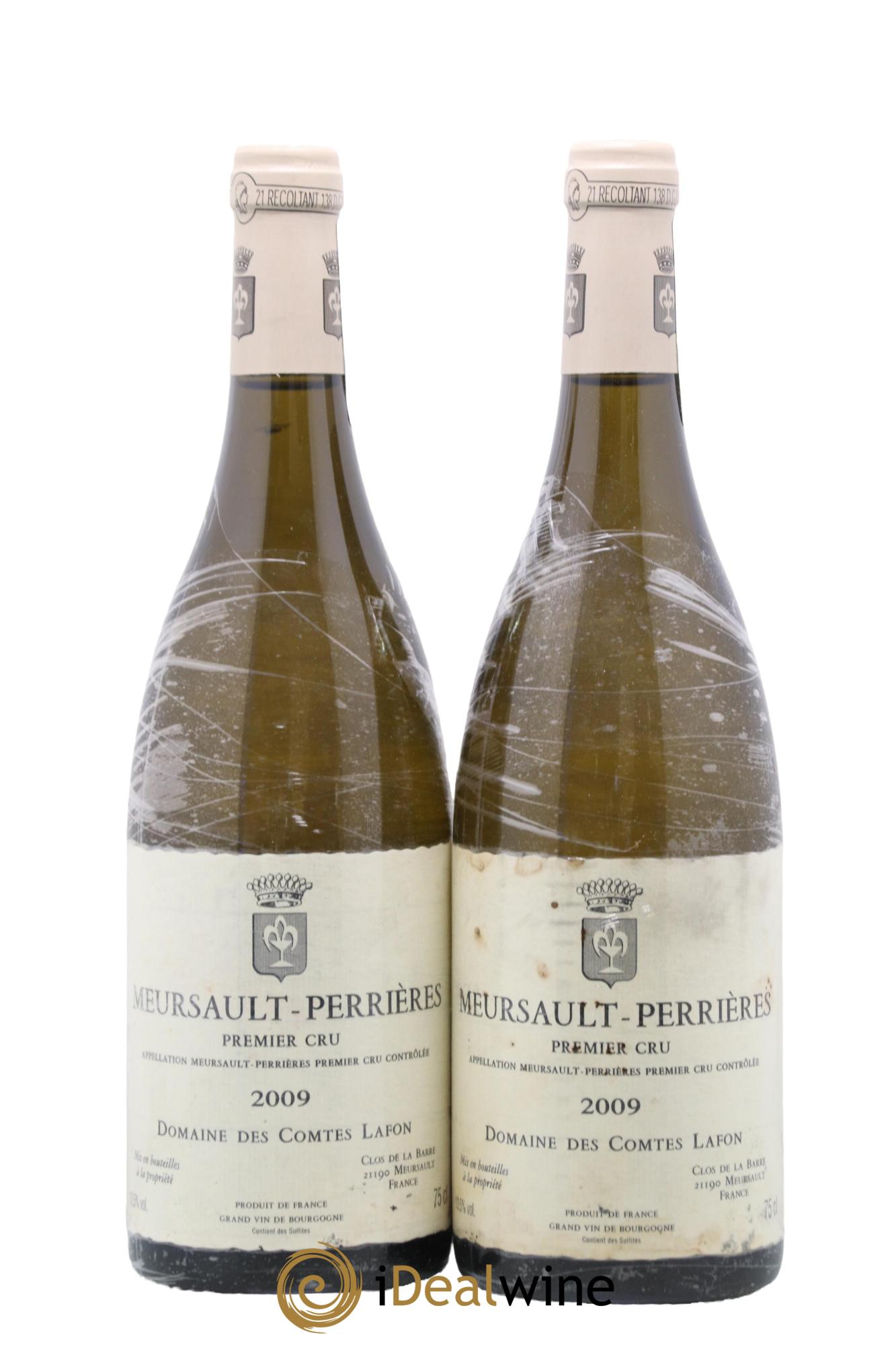 Meursault 1er Cru Perrières Comtes Lafon (Domaine des) 2009 - Lot de 2 bouteilles - 0