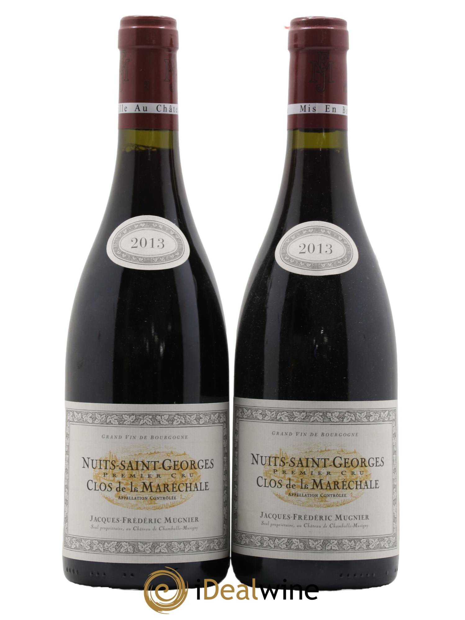 Nuits Saint-Georges 1er Cru Clos de La Maréchale Jacques-Frédéric Mugnier  2013 - Lot de 2 bouteilles - 0