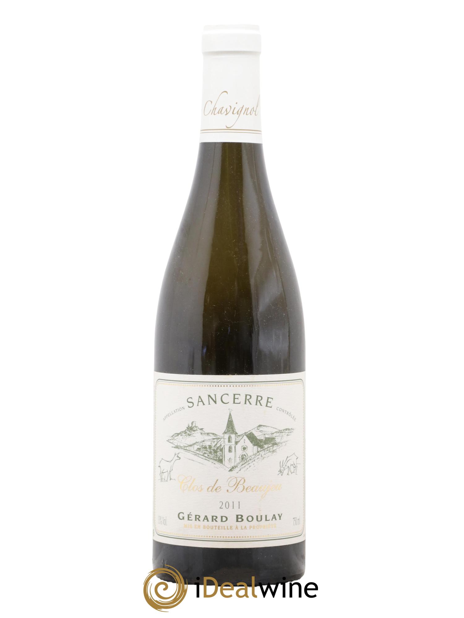 Sancerre Clos de Beaujeu Gérard Boulay  2011 - Lotto di 1 bottiglia - 0