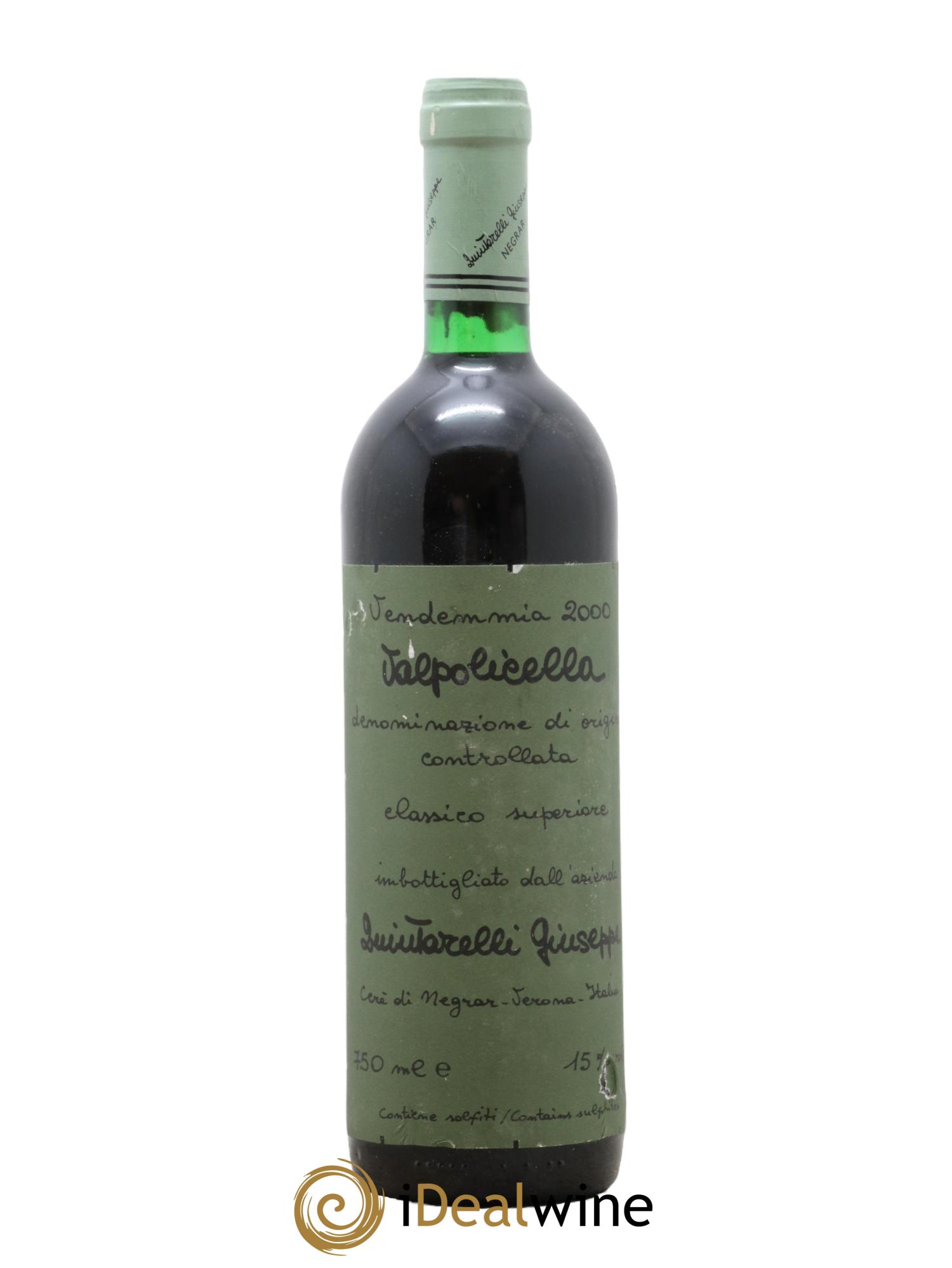 Valpolicella Classico Superiore Giuseppe Quintarelli 2000 - Lot de 1 bouteille - 0