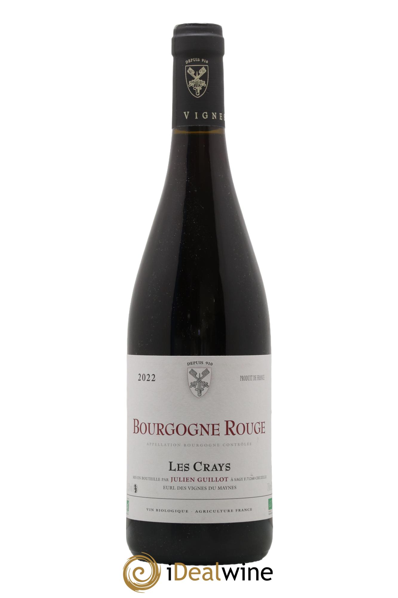 Bourgogne Les Crays Les Vignes du Maynes  2022 - Posten von 1 Flasche - 0