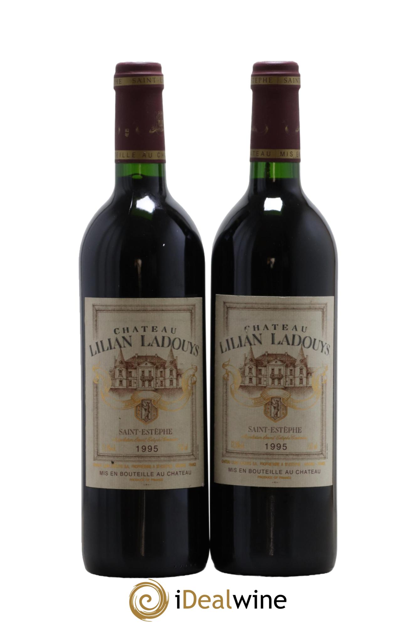 Château Lilian Ladouys Cru Bourgeois 1995 - Lot of 2 bottles - 0