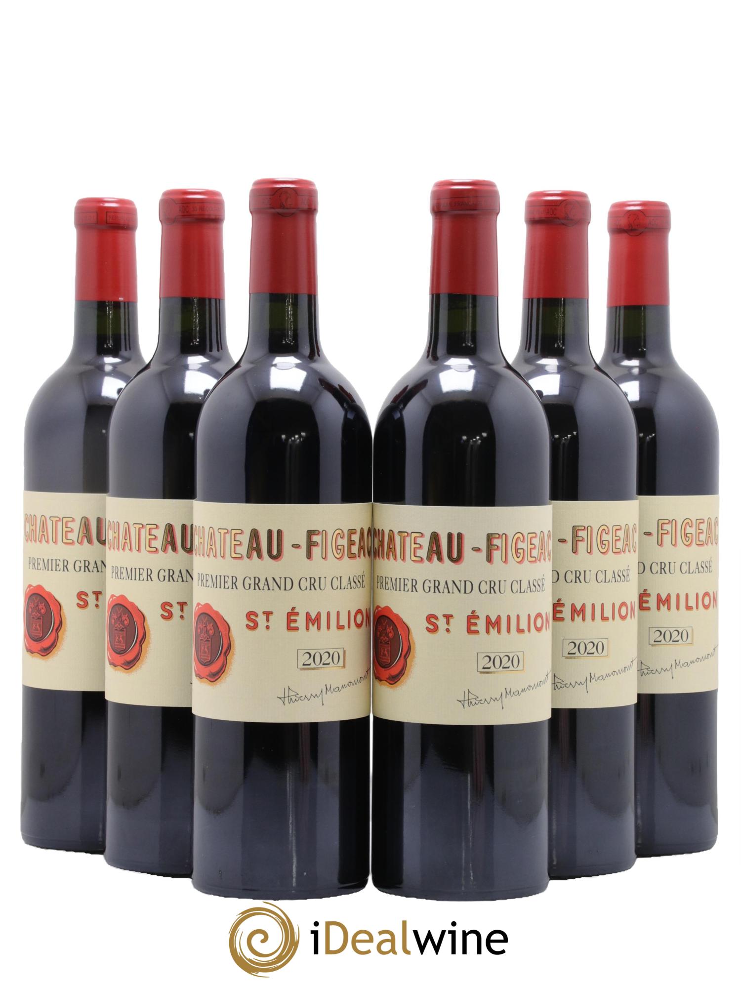 Château Figeac 1er Grand Cru Classé A 2020 - Lot de 6 bouteilles - 0