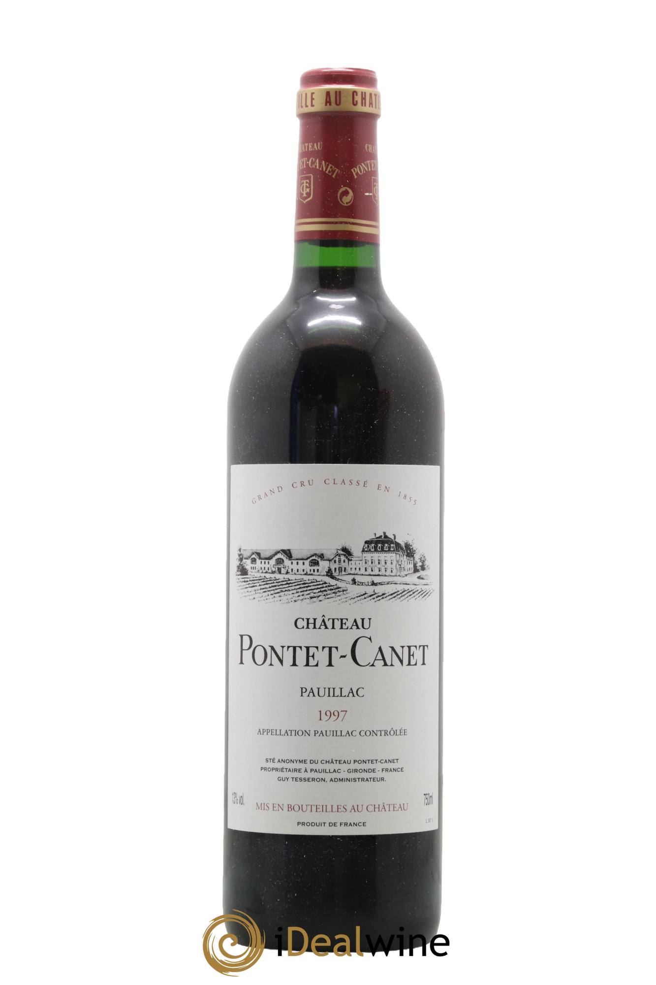 Château Pontet Canet 5ème Grand Cru Classé 1997 - Lot de 1 bouteille - 0