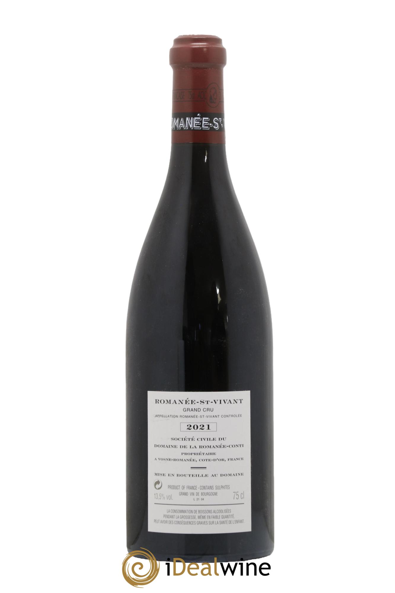 Romanée-Saint-Vivant Grand Cru Domaine de la Romanée-Conti 2021 - Lotto di 1 bottiglia - 1