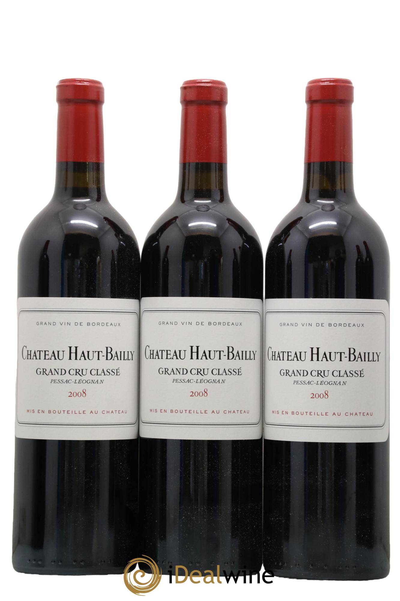 Château Haut-Bailly Cru Classé de Graves 2008 - Lotto di 12 bottiglie - 3