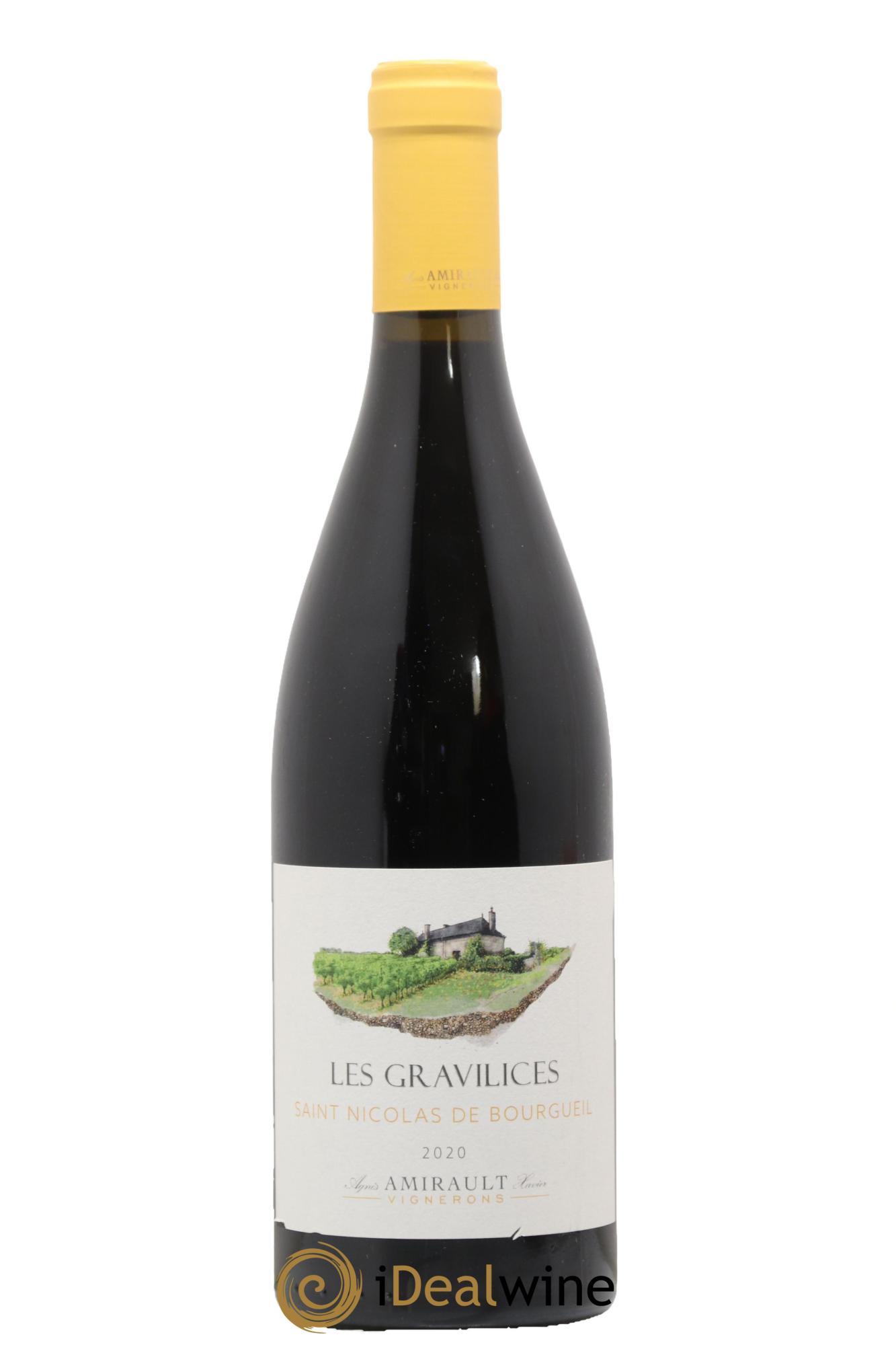 Saint-Nicolas de Bourgueil Les Gravilices Agnès et Xavier Amirault 2020 - Lot de 1 bouteille - 0