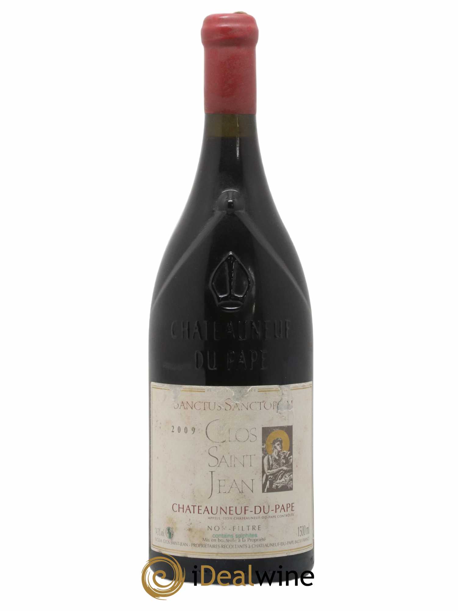 Châteauneuf-du-Pape Clos Saint-Jean Sanctus Sanctorum Pascal et Vincent Maurel  2009 - Lotto di 1 magnum - 0