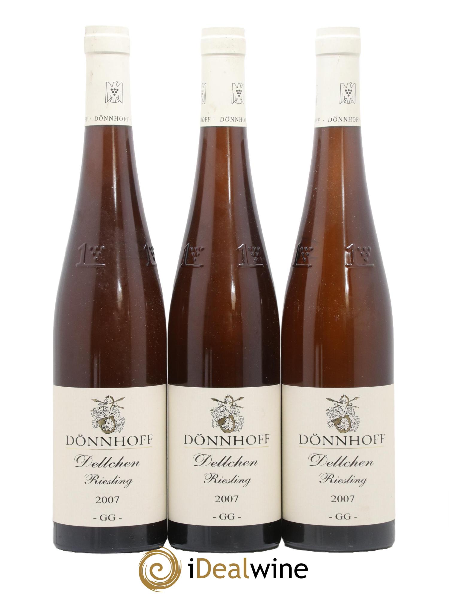 Riesling Donnhoff Norheimer Dellchen Trocken 2007 - Lot de 3 bouteilles - 0