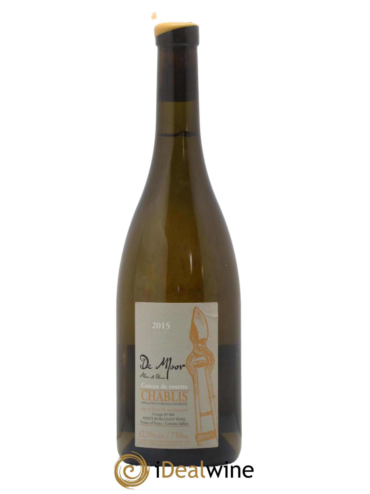 Chablis Côteau de Rosette Alice et Olivier De Moor 2015 - Lotto di 1 bottiglia - 0