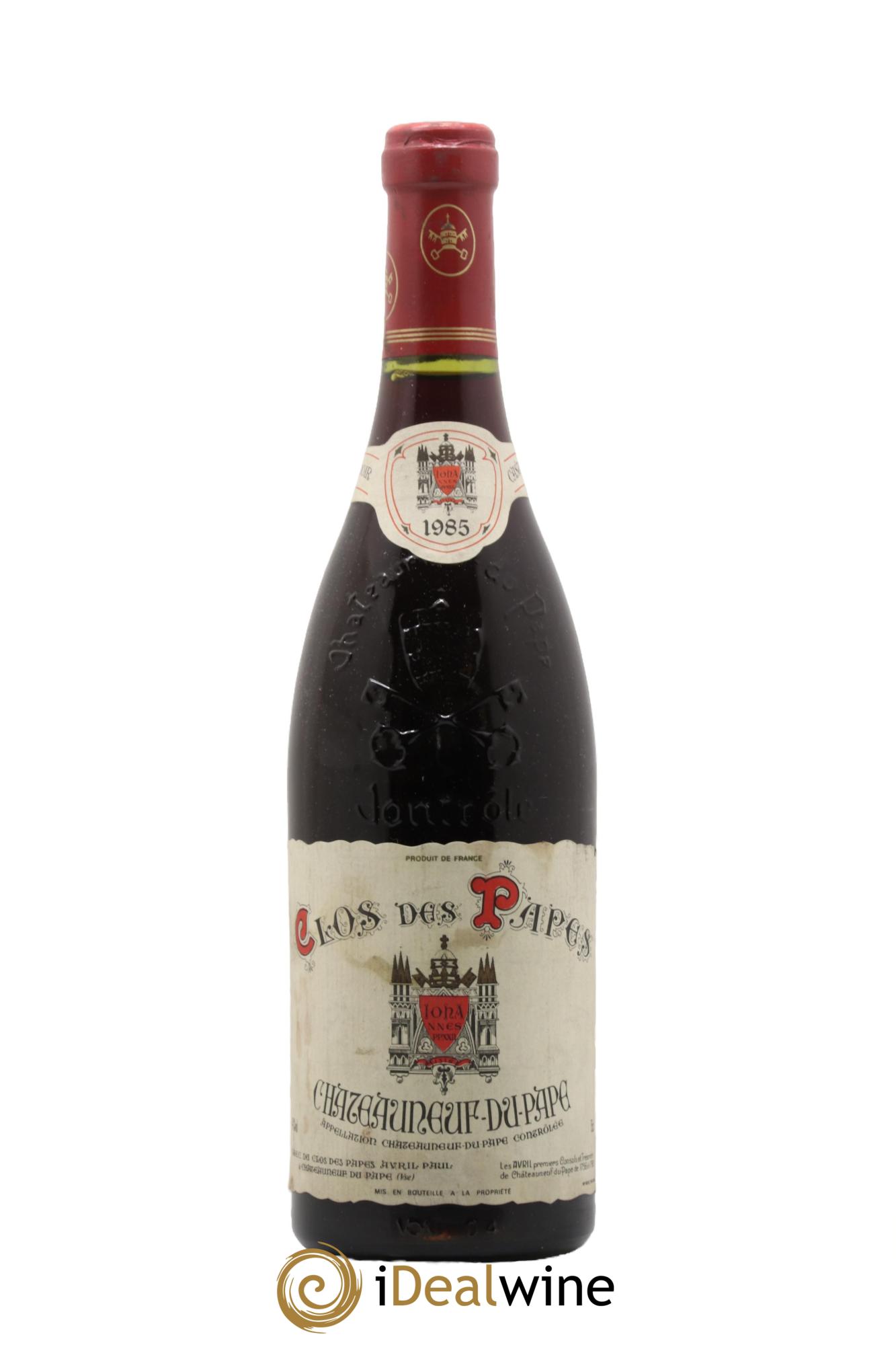 Châteauneuf-du-Pape Clos des Papes - Paul Avril 1985 - Posten von 1 Flasche - 0