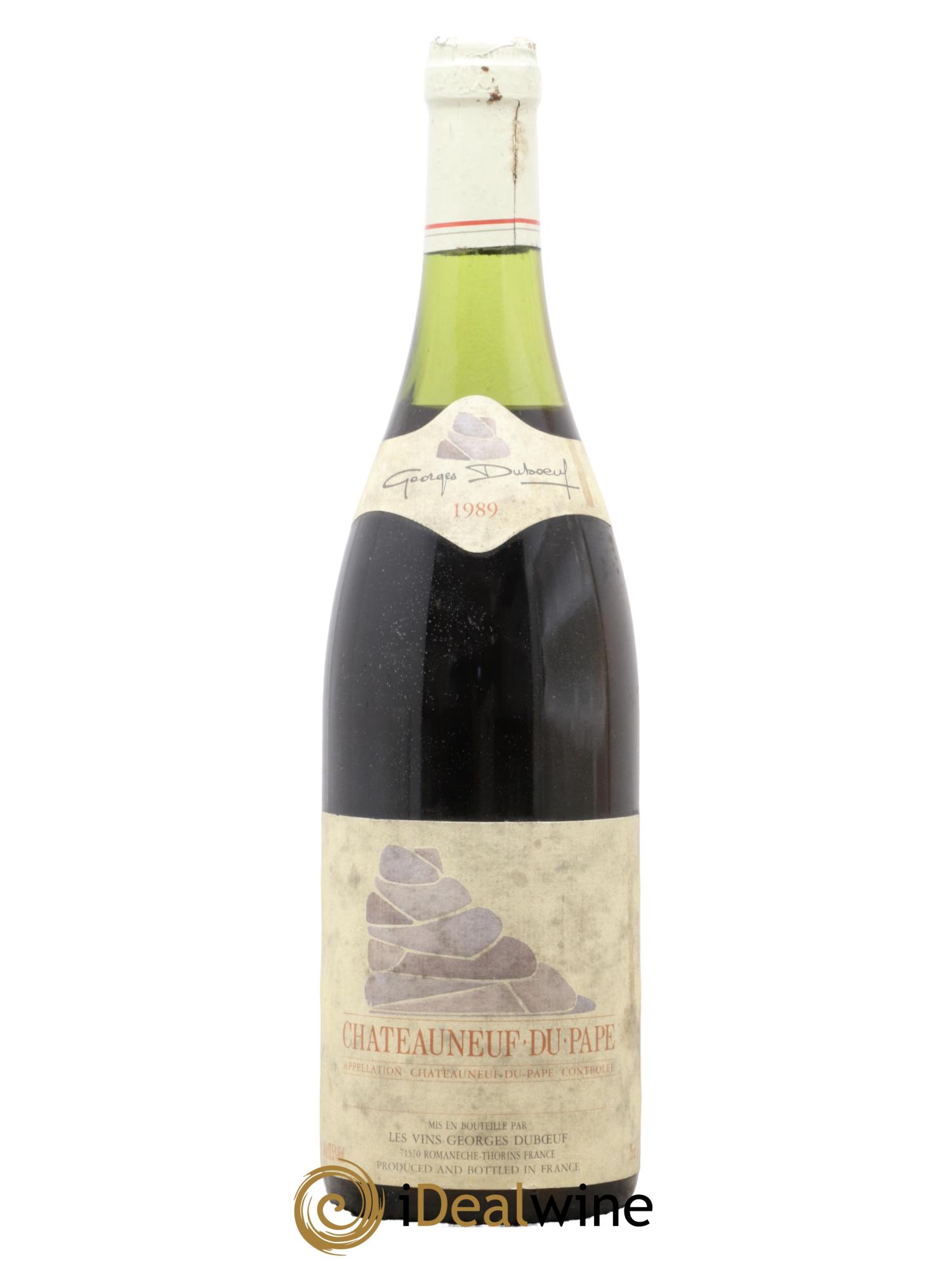 Châteauneuf-du-Pape Maison Georges Duboeuf 1989 - Lot de 1 bouteille - 0