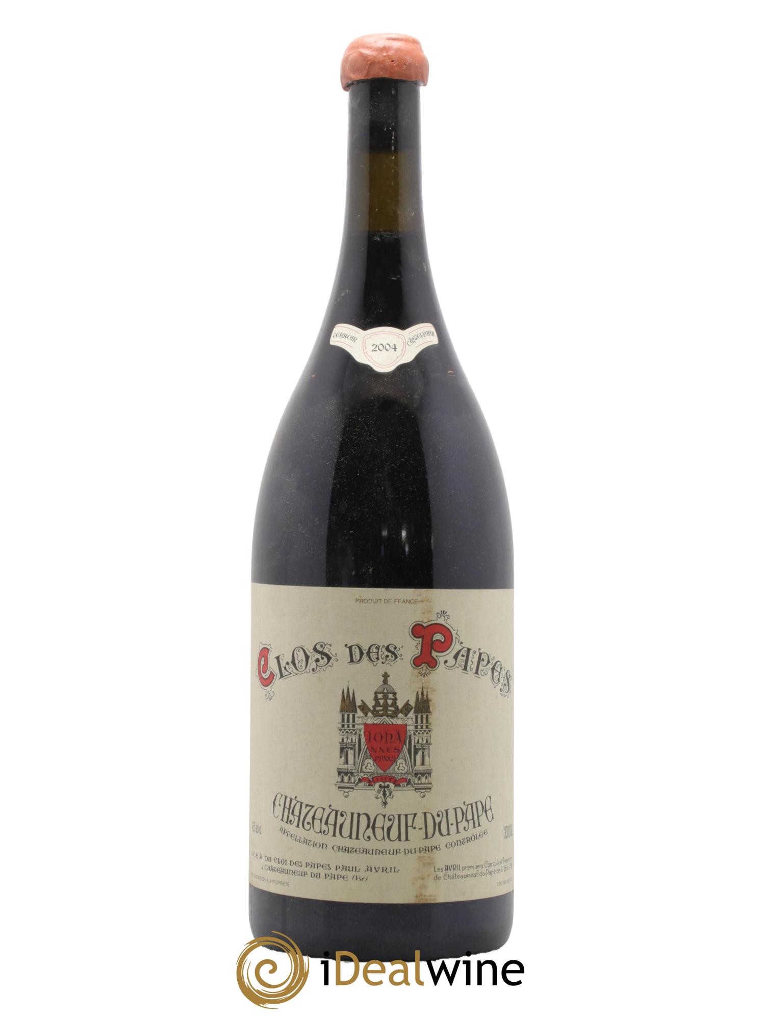 Châteauneuf-du-Pape Clos des Papes - Paul Avril 2004 - Lot de 1 double magnum - 1