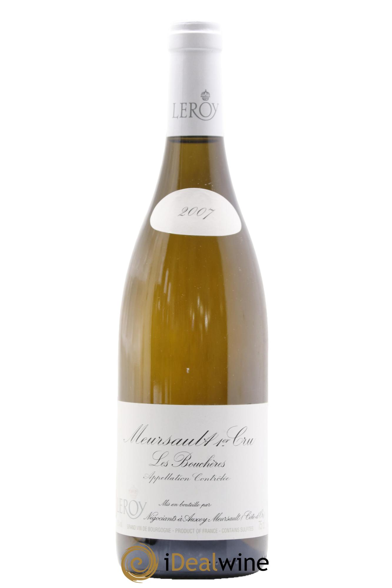 Meursault 1er Cru Les Bouchères Leroy SA 2007 - Lot of 1 bottle - 0