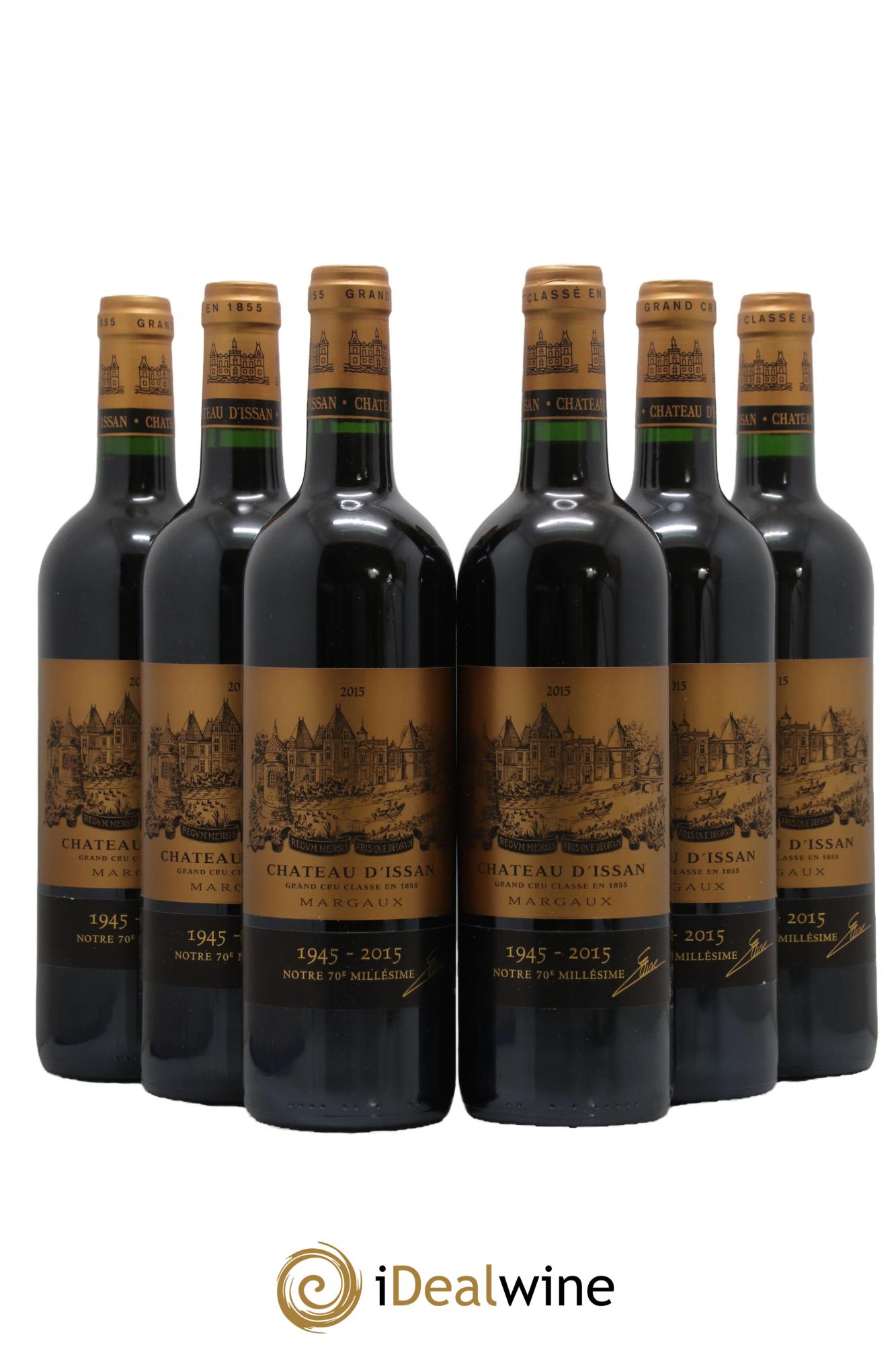 Château d'Issan 3ème Grand Cru Classé 2015 - Lot de 6 bouteilles - 0