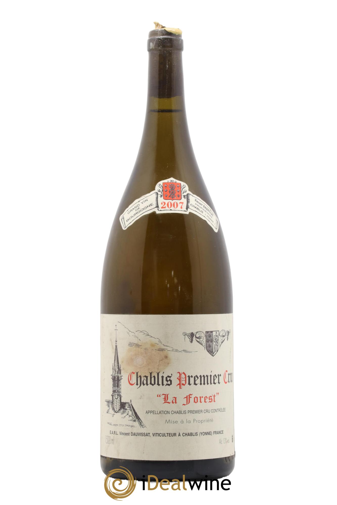 Chablis 1er Cru La Forest Vincent Dauvissat (Domaine)  2007 - Posten von 1 Magnum - 0