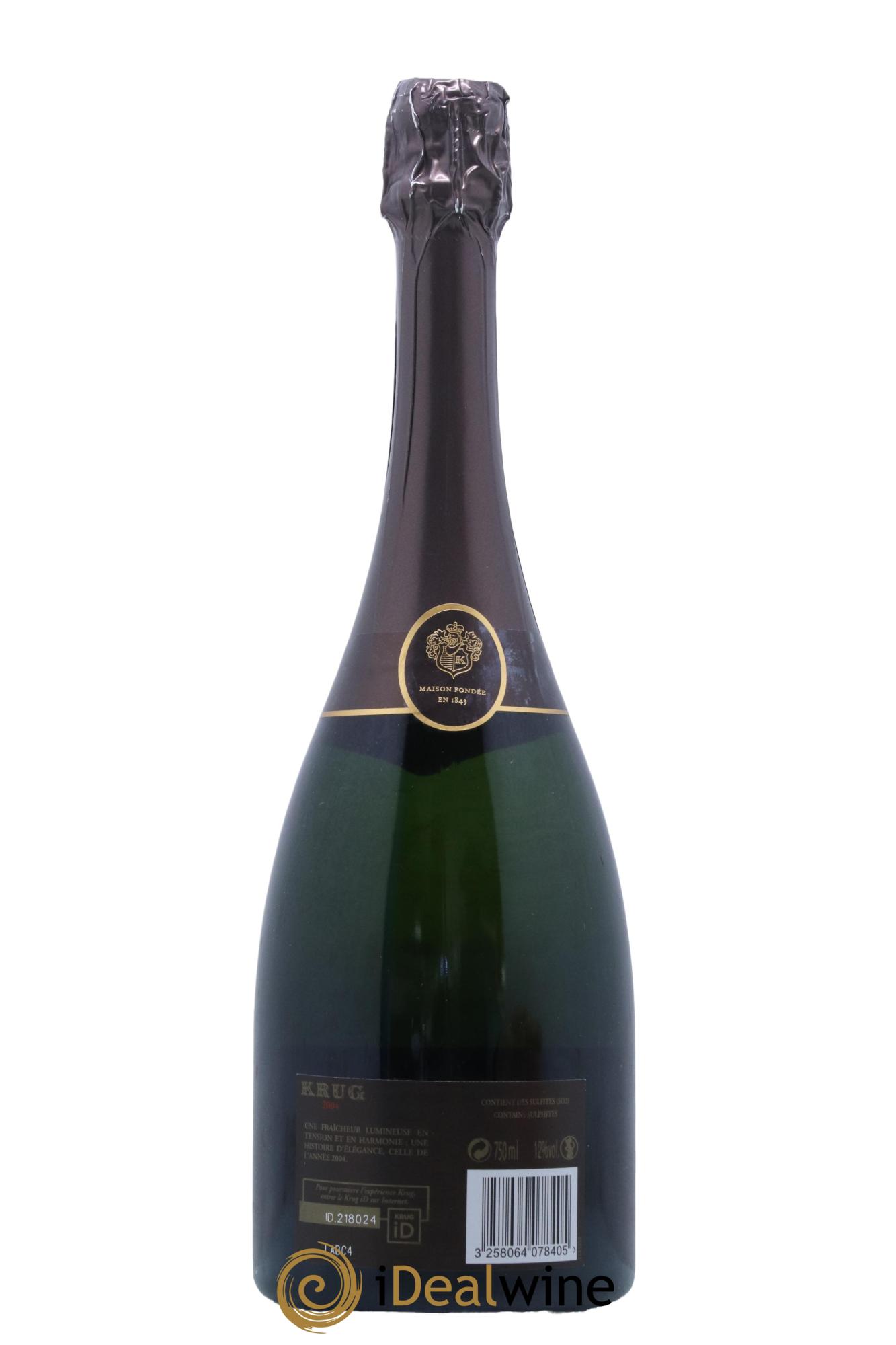 Vintage Krug 2004 - Posten von 1 Flasche - 1