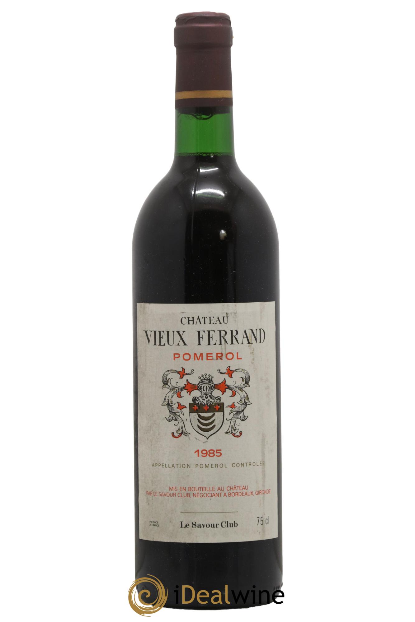 Pomerol Chateau Vieux Ferrand 1985 - Lot de 1 bouteille - 0