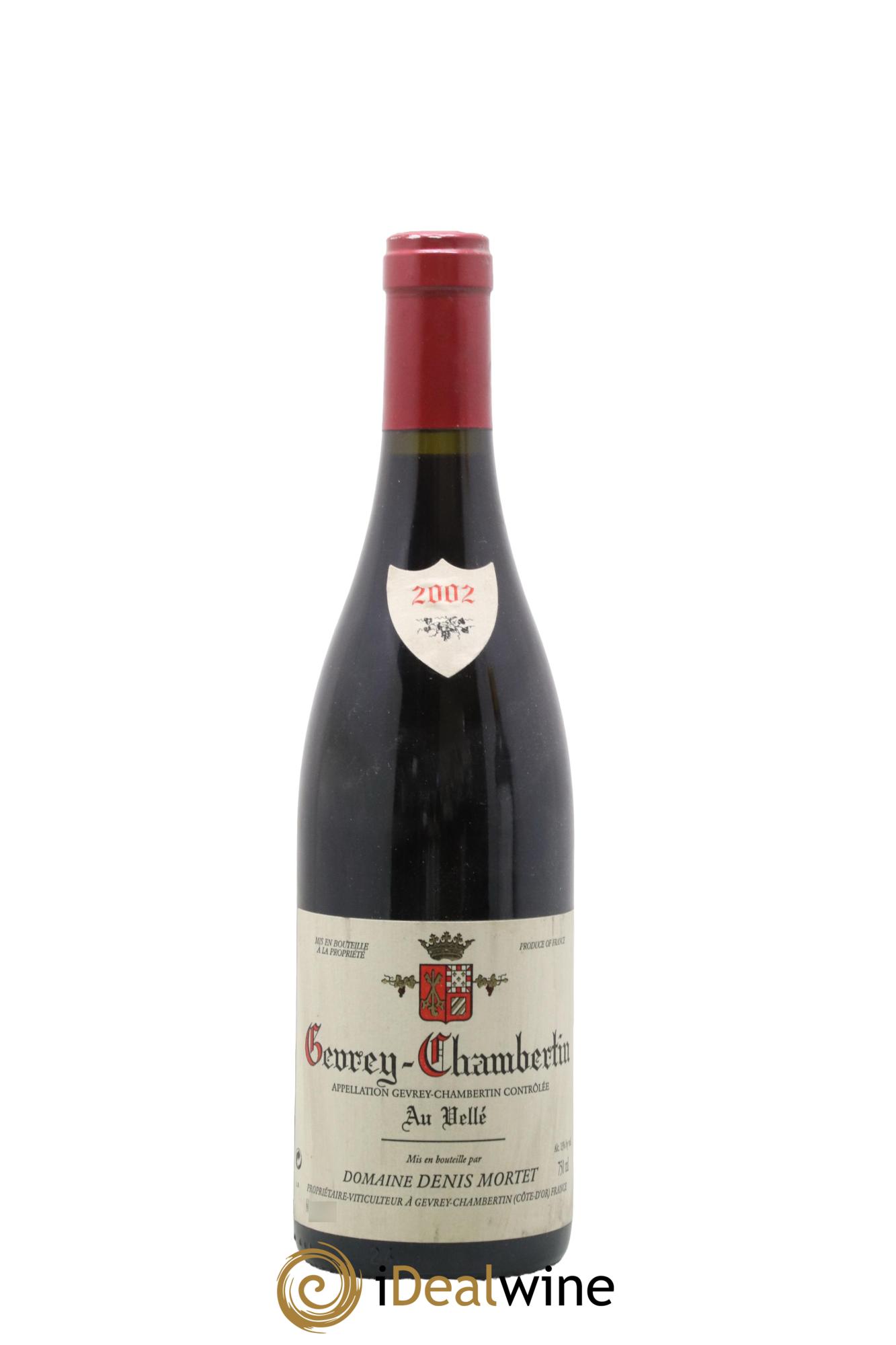 Gevrey-Chambertin Au Vellé Denis Mortet (Domaine) 2002 - Lot de 1 bouteille - 0