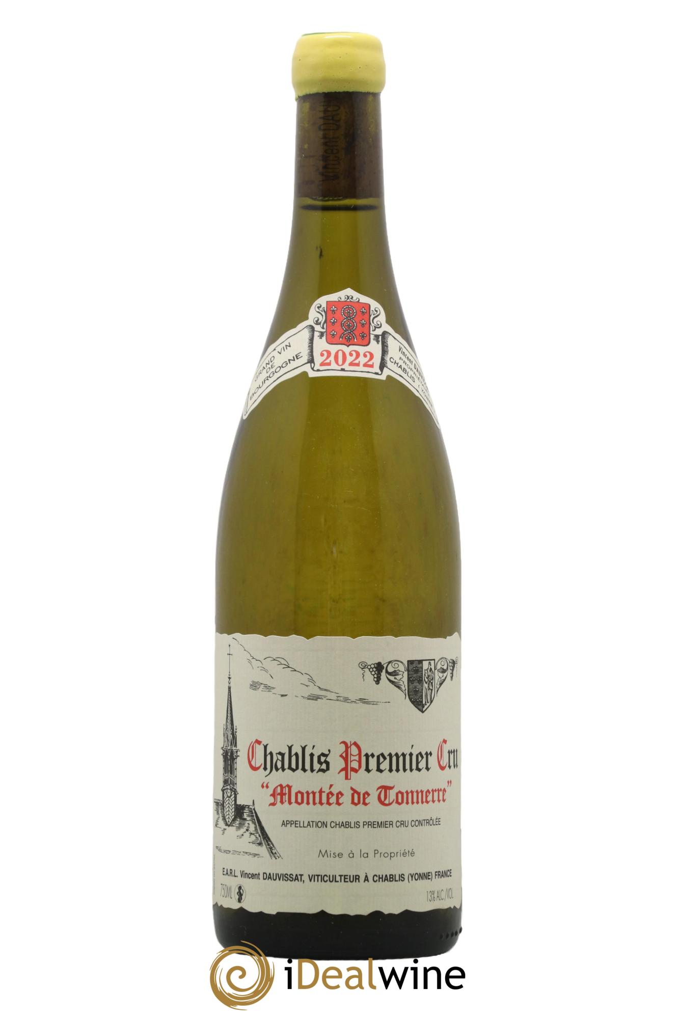 Chablis 1er Cru Montée de Tonnerre Vincent Dauvissat (Domaine)  2022 - Lot of 1 bottle - 0