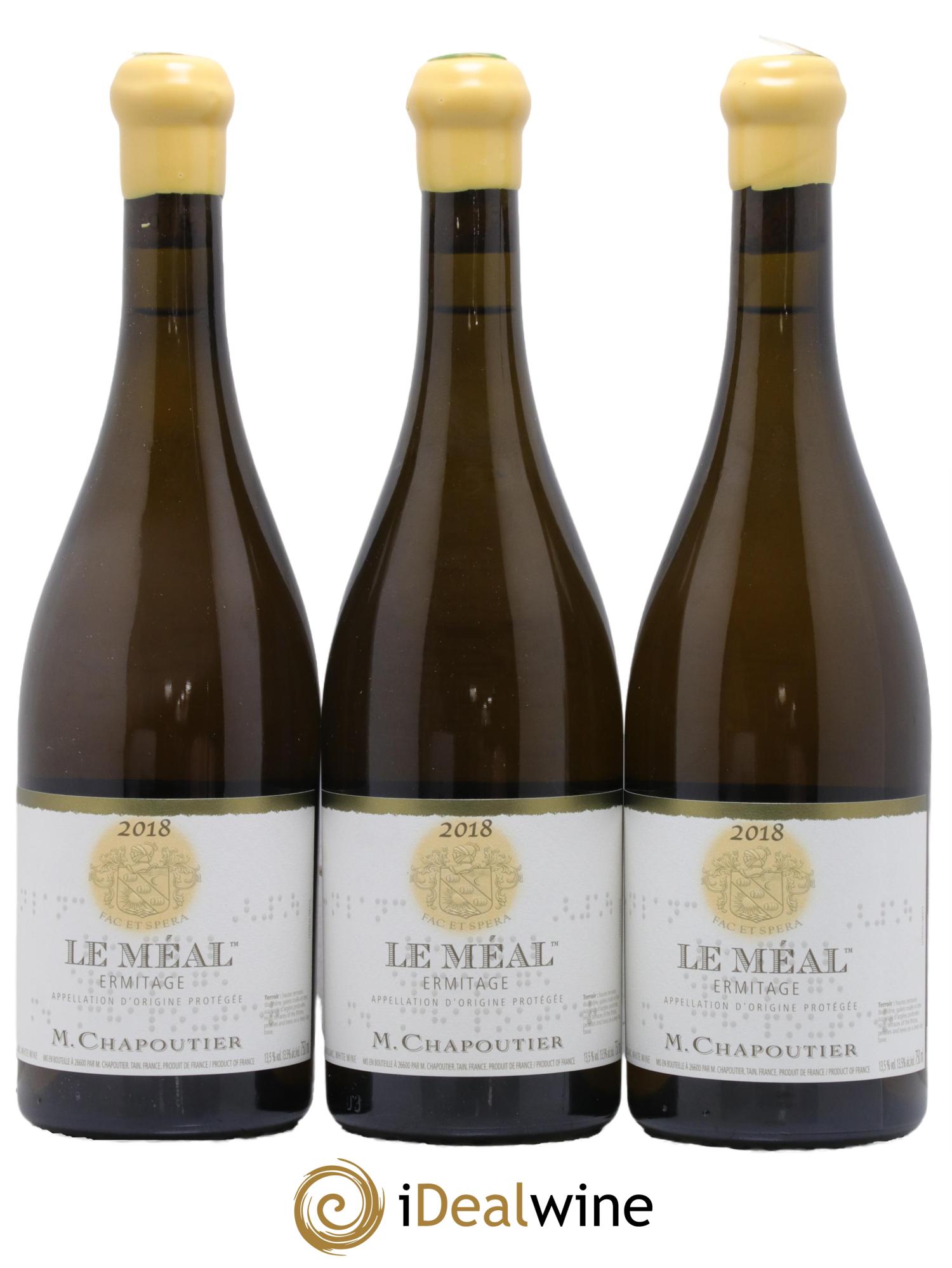 Hermitage Ermitage Le Méal Chapoutier 2018 - Lotto di 6 bottiglie - 2