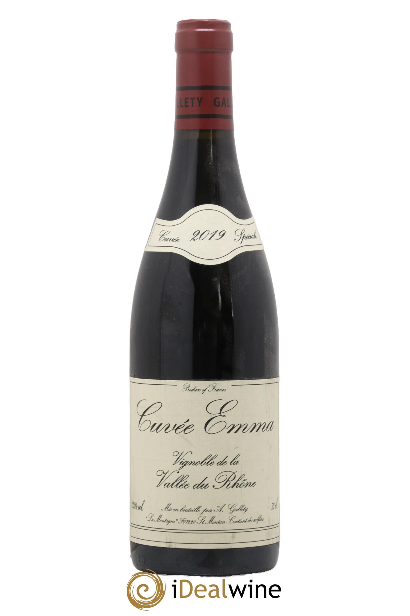 Côtes du Vivarais Cuvée Emma Gallety (Domaine) 2019 - Posten von 1 Flasche - 0