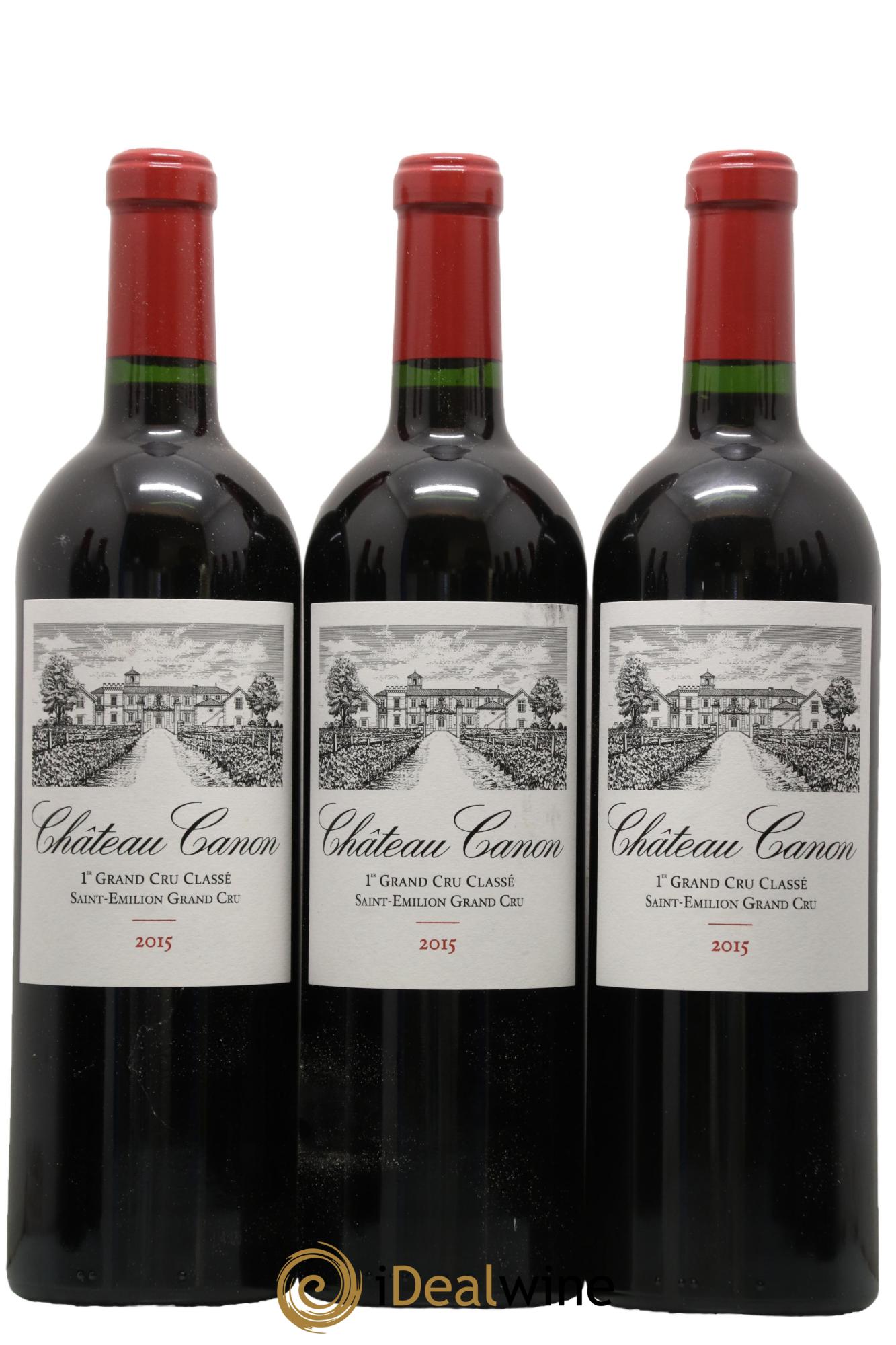 Château Canon 1er Grand Cru Classé B 2015 - Lot de 12 bouteilles - 3