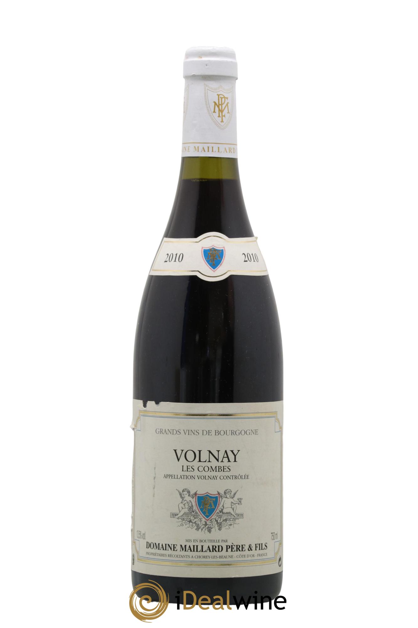 Volnay Les Combes Maillard et Fils (Domaine) 2010 - Posten von 1 Flasche - 0